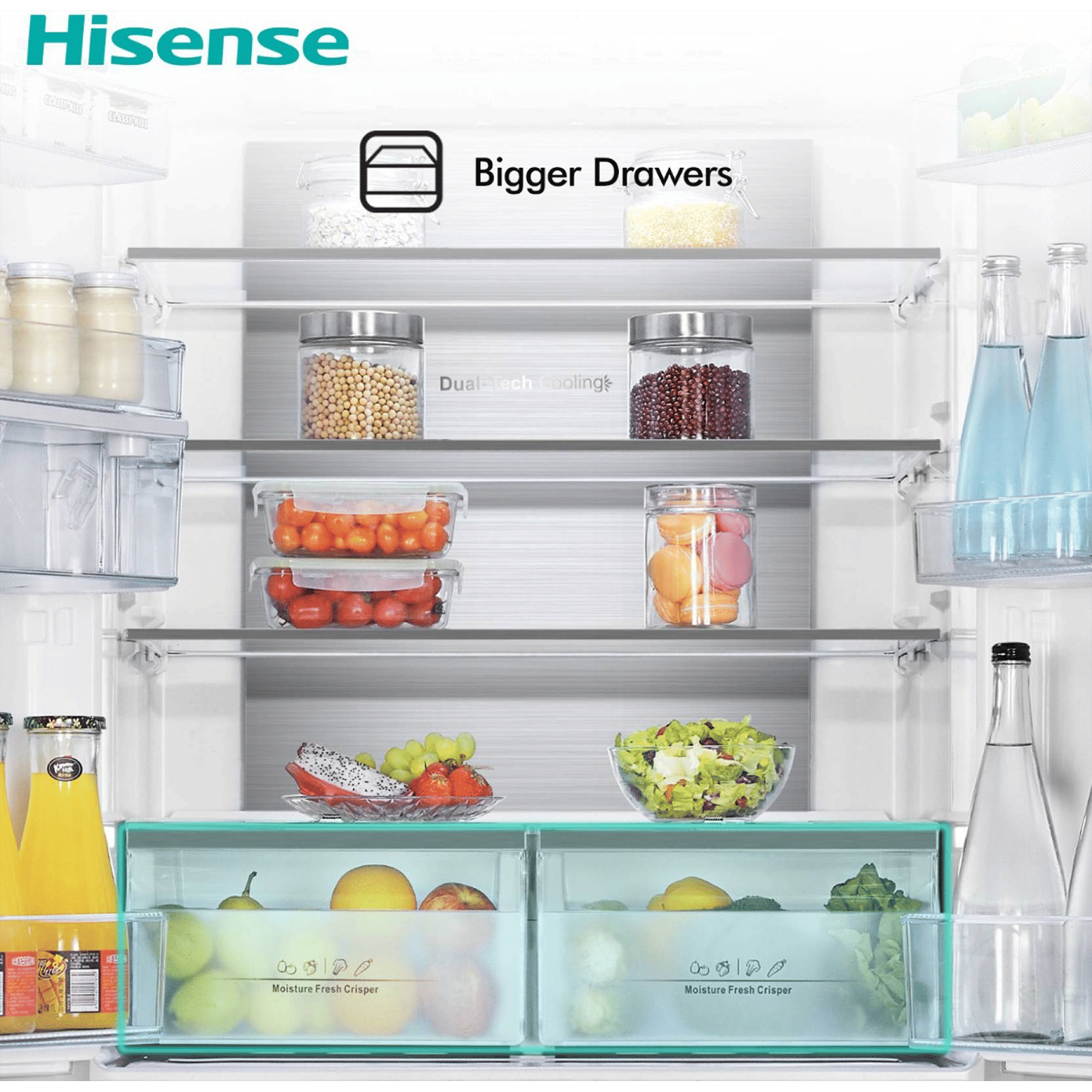 Hisense 507 Litres Frost Free French Door Refrigerator with Water Dispenser (RQ507N4SBVW, Premium Black) Hisense 507 Litres Frost Free French Door Refrigerator with Water Dispenser (RQ507N4SBVW, Premium Black)_17