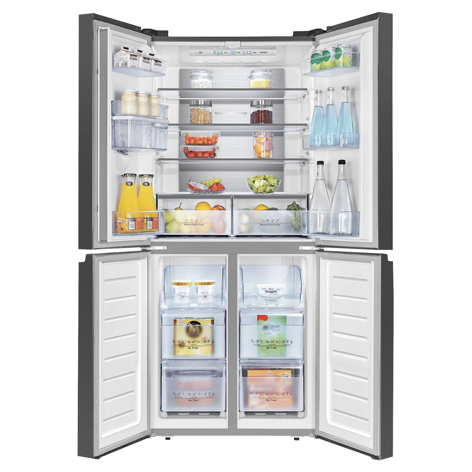 Hisense 507 Litres Frost Free French Door Refrigerator with Water Dispenser (RQ507N4SBVW, Premium Black) Hisense 507 Litres Frost Free French Door Refrigerator with Water Dispenser (RQ507N4SBVW, Premium Black)_5