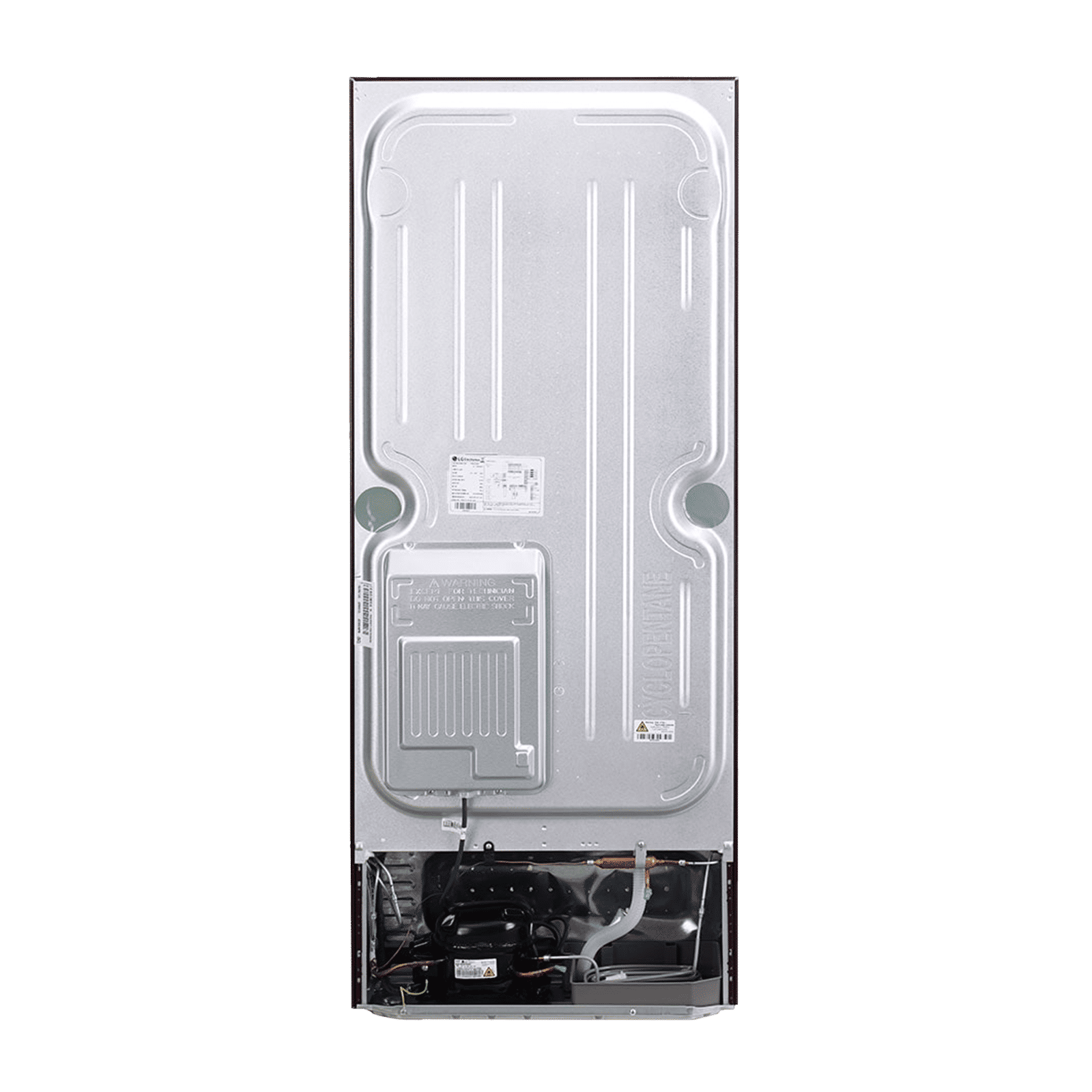 LG 240 Litres 2 Star Frost Free Double Door Convertible Refrigerator with Multi Air Flow System (GL-S292RSCY, Scarlet Charm)_8