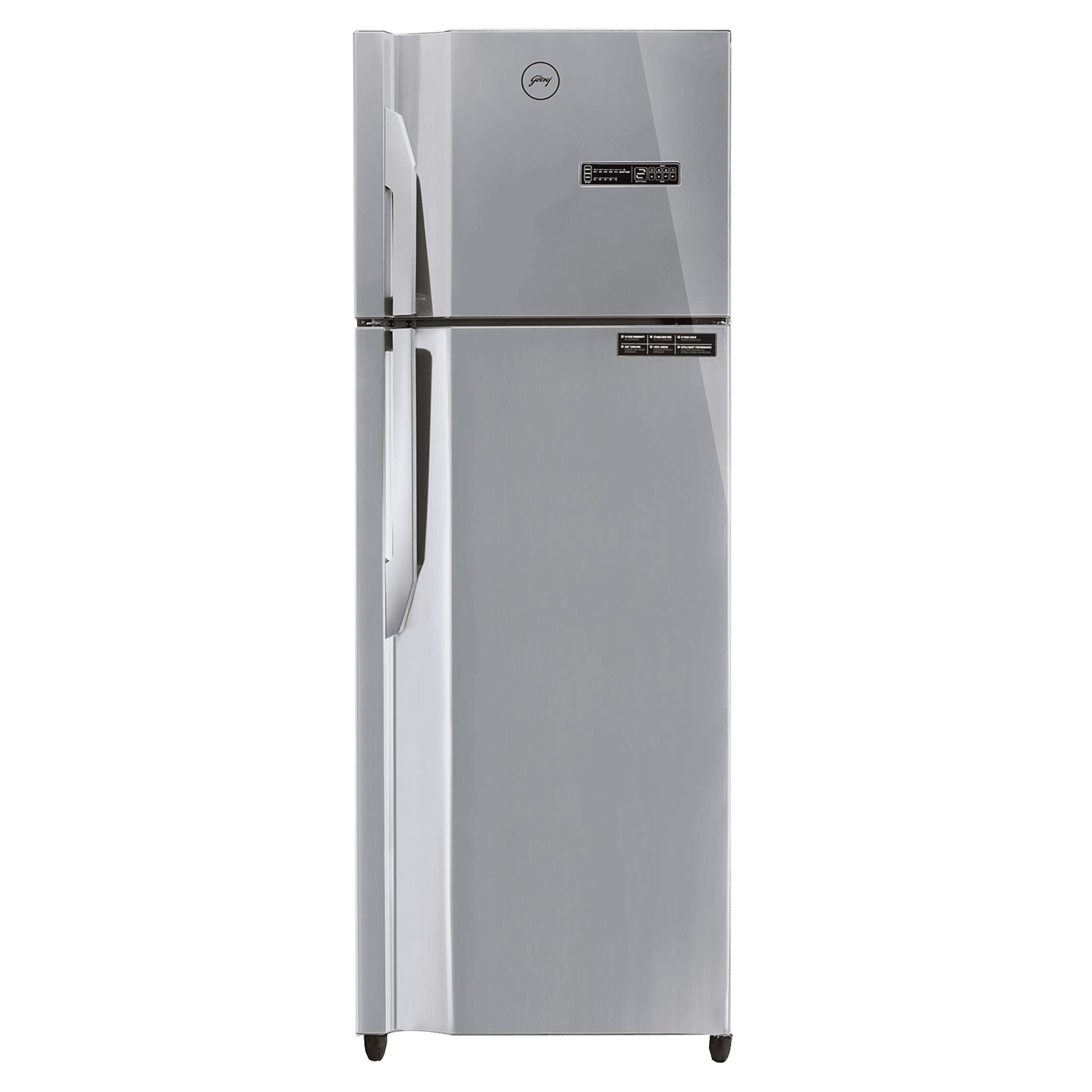 Godrej Eon Vibe 331 Litres 2 Star Frost Free Double Door Convertible Refrigerator with Cool Shower Technology (RT EON VIBE 346B 25 HCIT, Steel Rush) Godrej Eon Vibe 331 Litres 2 Star Frost Free Double Door Convertible Refrigerator with Cool Shower Technology (RT EON VIBE 346B 25 HCIT, Steel Rush)_1