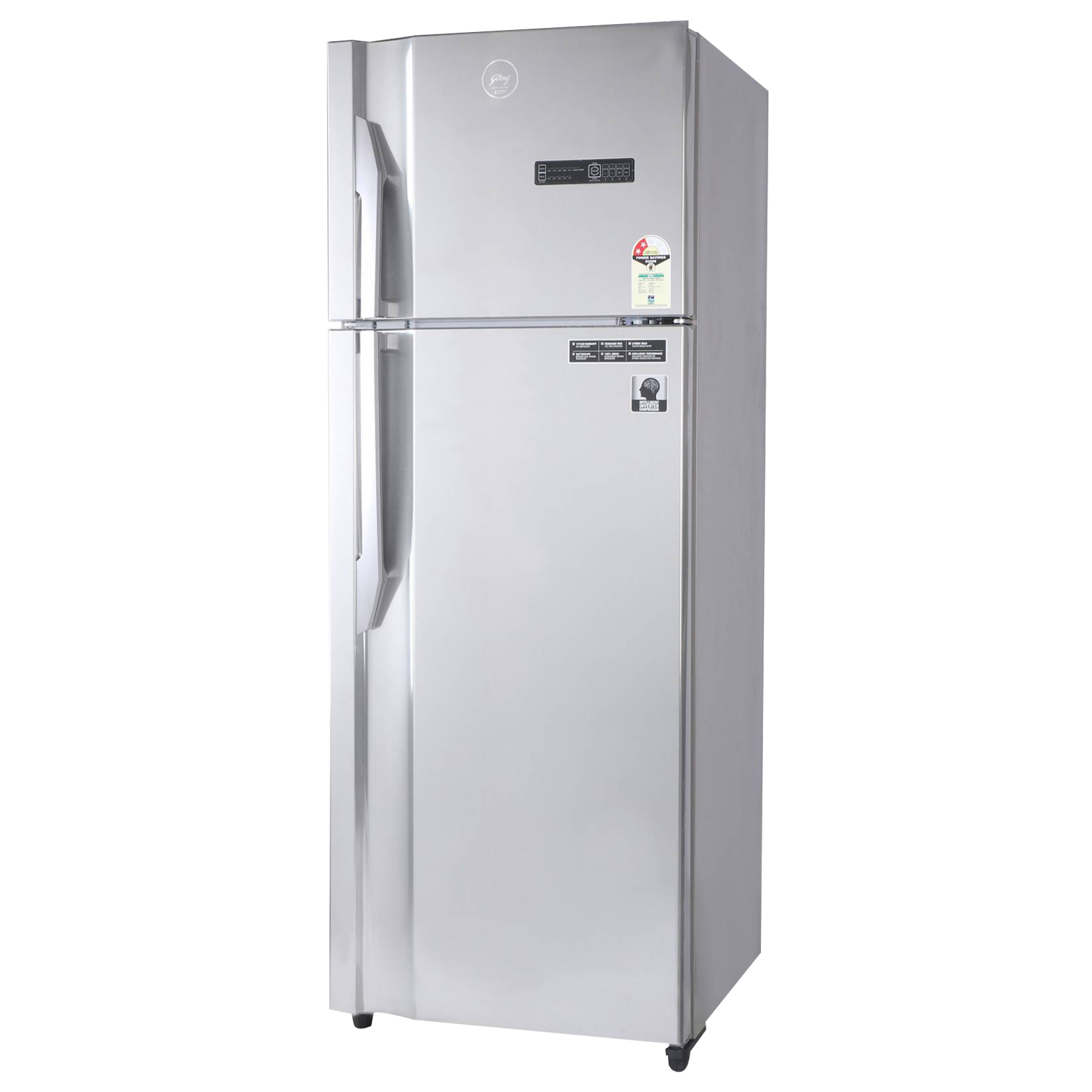 Godrej Eon Vibe 330 Litres 2 Star Frost Free Double Door Convertible Refrigerator with Cool Shower Technology (RT EON VIBE 366B 25 HCIT, Steel Rush) Godrej Eon Vibe 330 Litres 2 Star Frost Free Double Door Convertible Refrigerator with Cool Shower Technology (RT EON VIBE 366B 25 HCIT, Steel Rush)_4