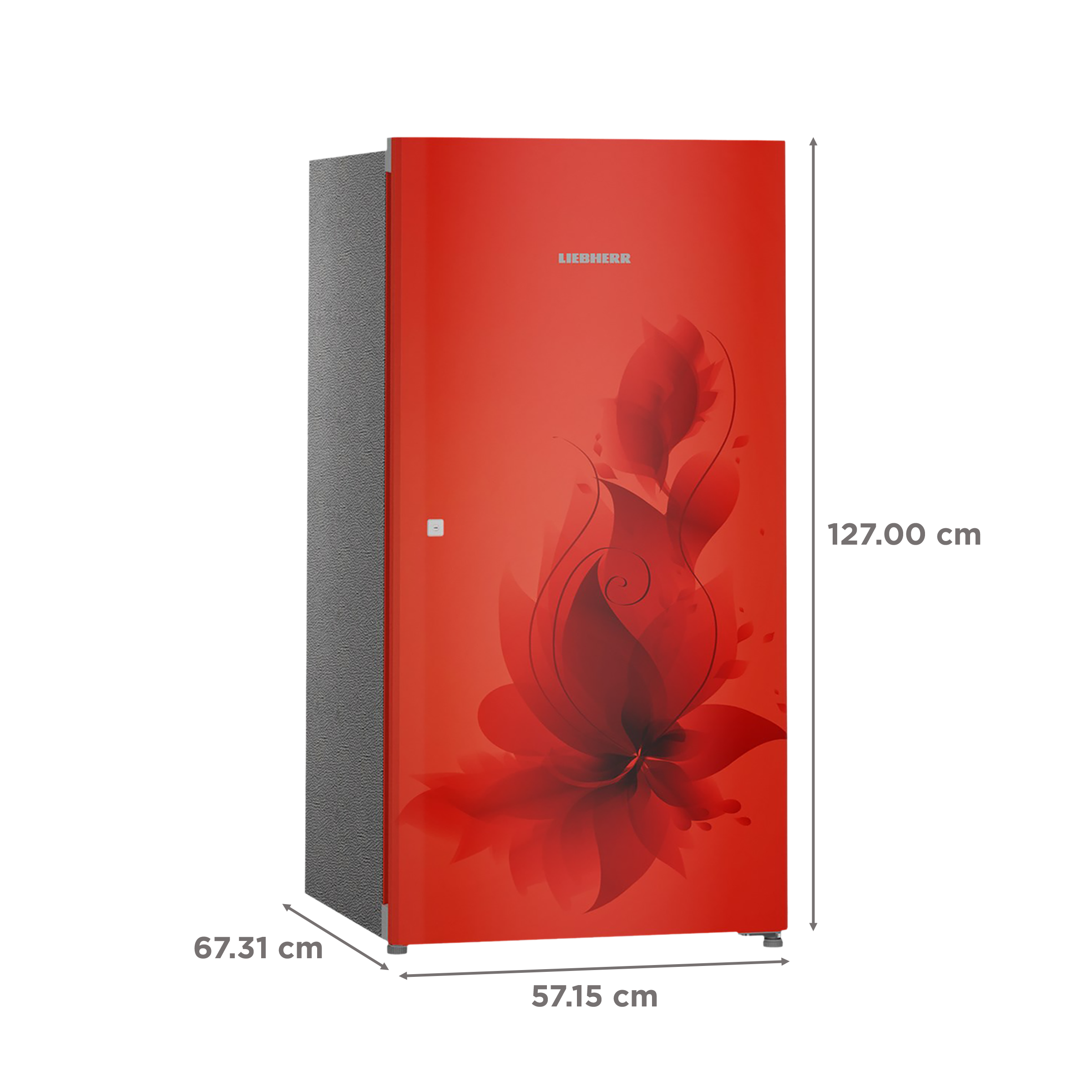LIEBHERR 220 Litres 3 Star Direct Cool Single Door Refrigerator with Stabilizer Free Operation (DRF 2210, Red) LIEBHERR 220 Litres 3 Star Direct Cool Single Door Refrigerator with Stabilizer Free Operation (DRF 2210, Red)_3