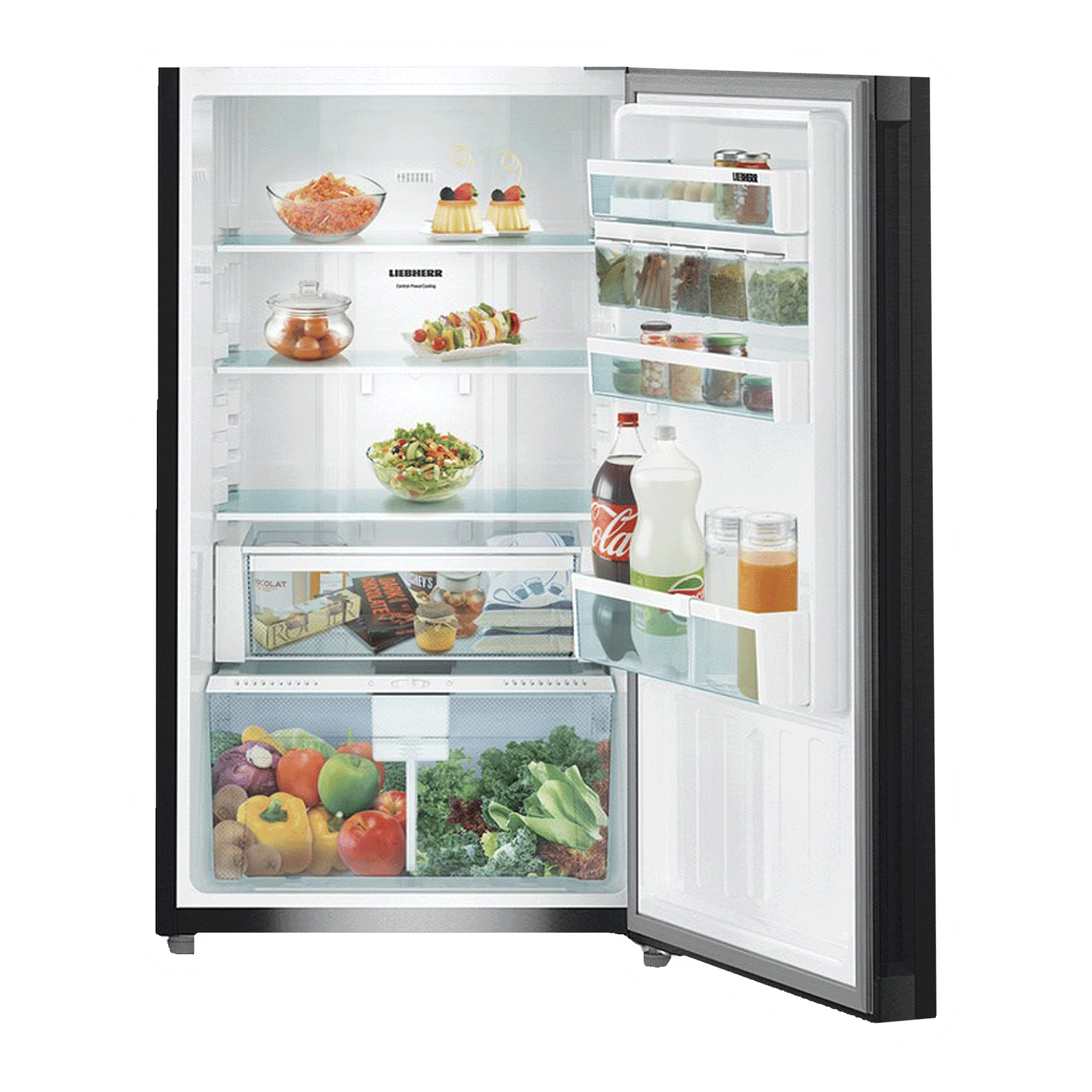 LIEBHERR 265 Litres 2 Star Frost Free Double Door Refrigerator with Forced Air Cooling (TCBS 2630, Black Steel) LIEBHERR 265 Litres 2 Star Frost Free Double Door Refrigerator with Forced Air Cooling (TCBS 2630, Black Steel)_7