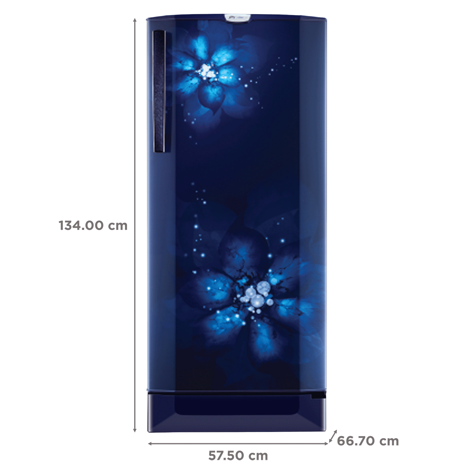 Godrej Edge Pro 210 Litres 3 Star Direct Cool Single Door Refrigerator with Anti-Bacterial Technology (RD EDGE PRO 225C 33 TDF, Zen Blue)_3