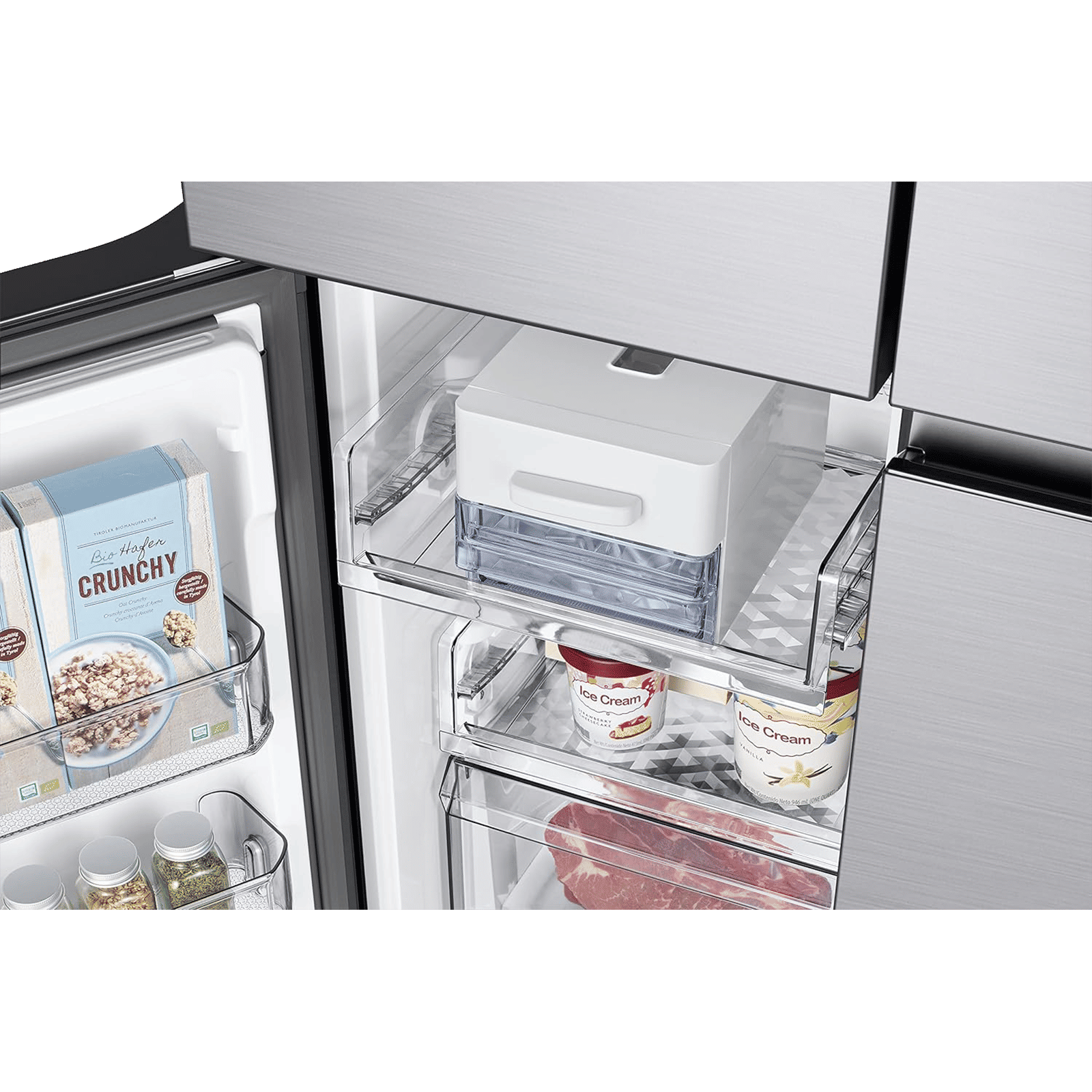 SAMSUNG 705 Litres Frost Free French Door Smart Wi-Fi Enabled Refrigerator with Dual Flex Zone (RF70A90T0SL/TL, Real Stainless) SAMSUNG 705 Litres Frost Free French Door Smart Wi-Fi Enabled Refrigerator with Dual Flex Zone (RF70A90T0SL/TL, Real Stainless)_12