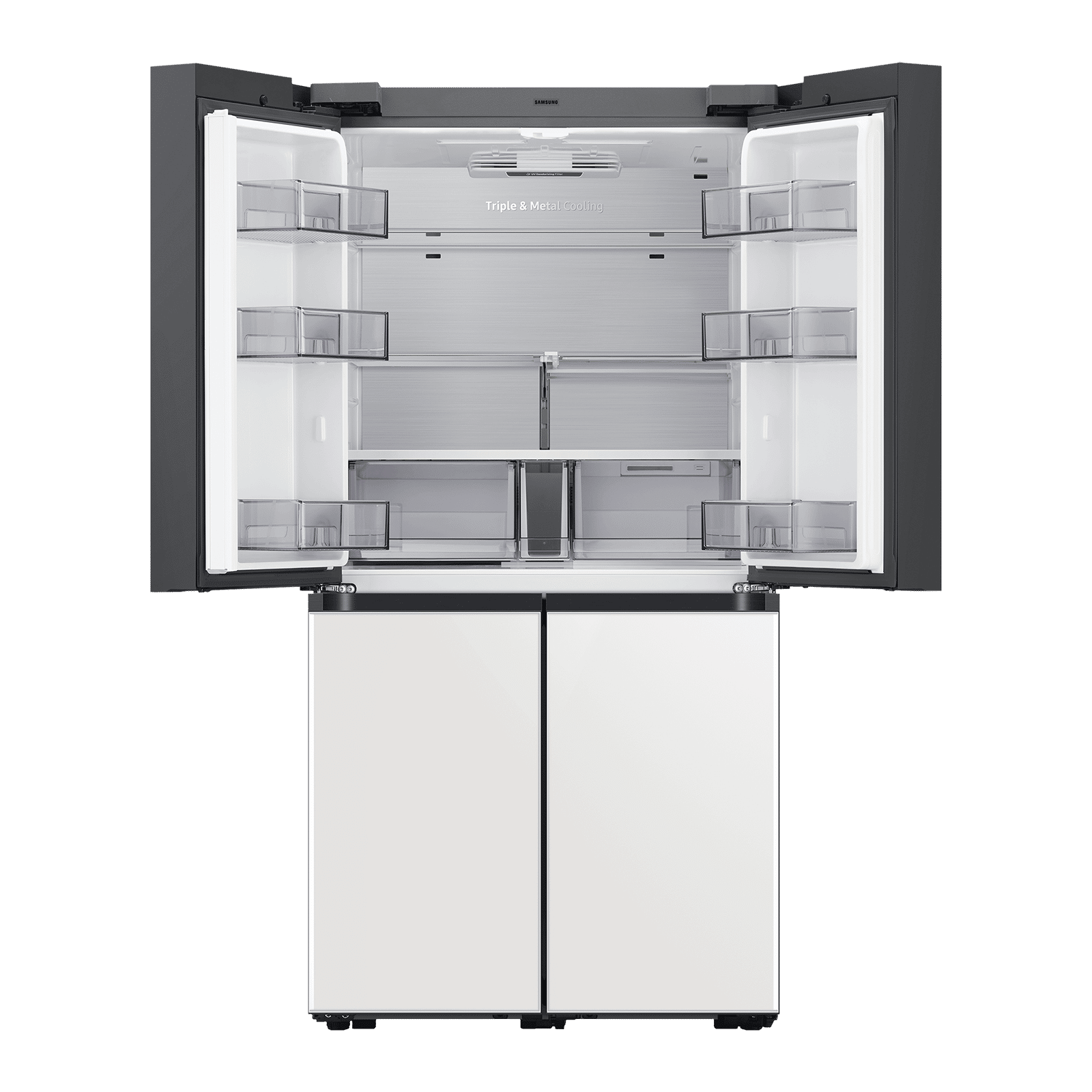 SAMSUNG 934 Litres Frost Free French Door Smart Wi-Fi Enabled Refrigerator with Family Hub (RF90A955387/TL, Glam Navy/Glam White) SAMSUNG 934 Litres Frost Free French Door Smart Wi-Fi Enabled Refrigerator with Family Hub (RF90A955387/TL, Glam Navy/Glam White)_15