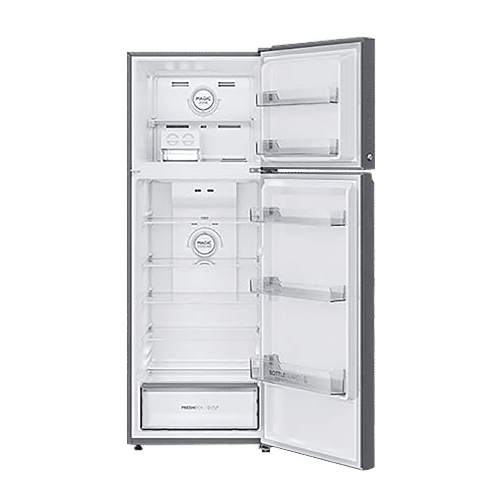 Haier 358 Litres 3 Star Frost Free Double Door Convertible Refrigerator with Magic Cooling Technology (HRF-3954CIS-E, Inox Steel) Haier 358 Litres 3 Star Frost Free Double Door Convertible Refrigerator with Magic Cooling Technology (HRF-3954CIS-E, Inox Steel)_6