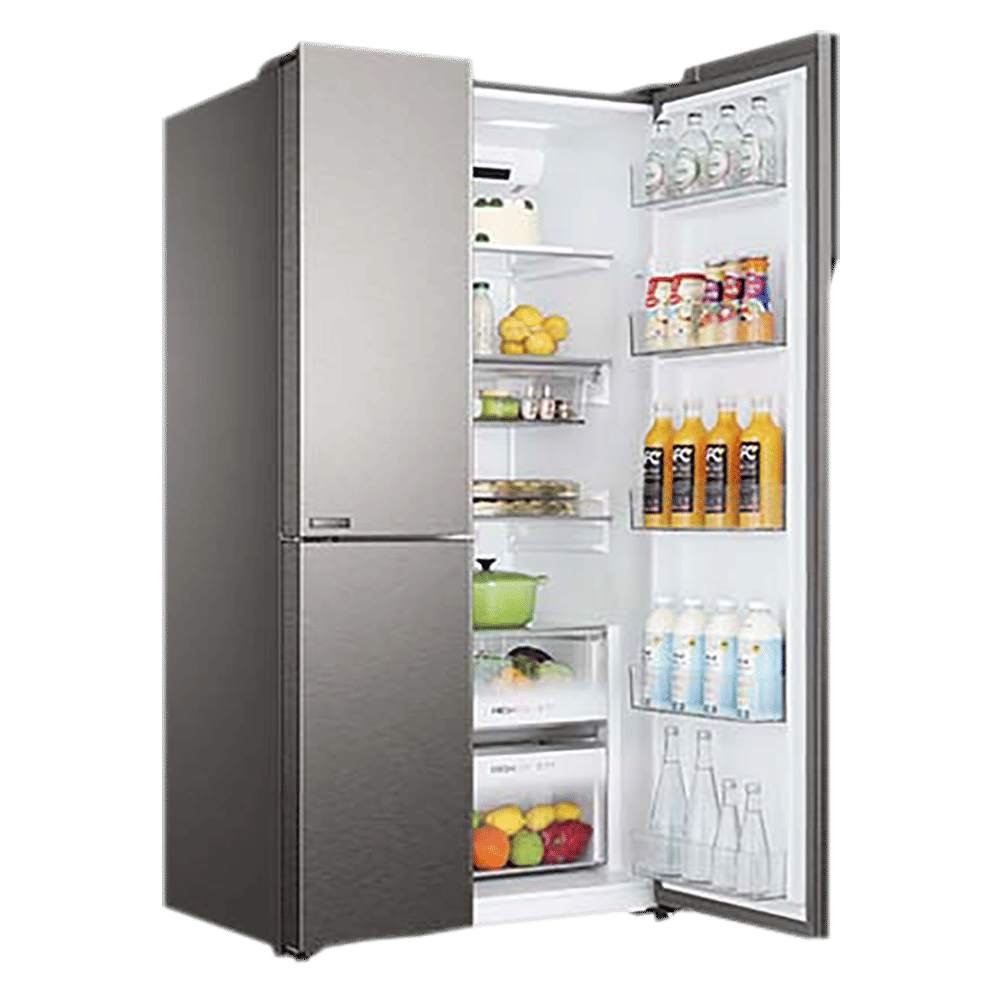 Haier 598 Litres Frost Free Side by Side Refrigerator with Magic Cooling Technology (HRT-683IS, Inox Steel) Haier 598 Litres Frost Free Side by Side Refrigerator with Magic Cooling Technology (HRT-683IS, Inox Steel)_11