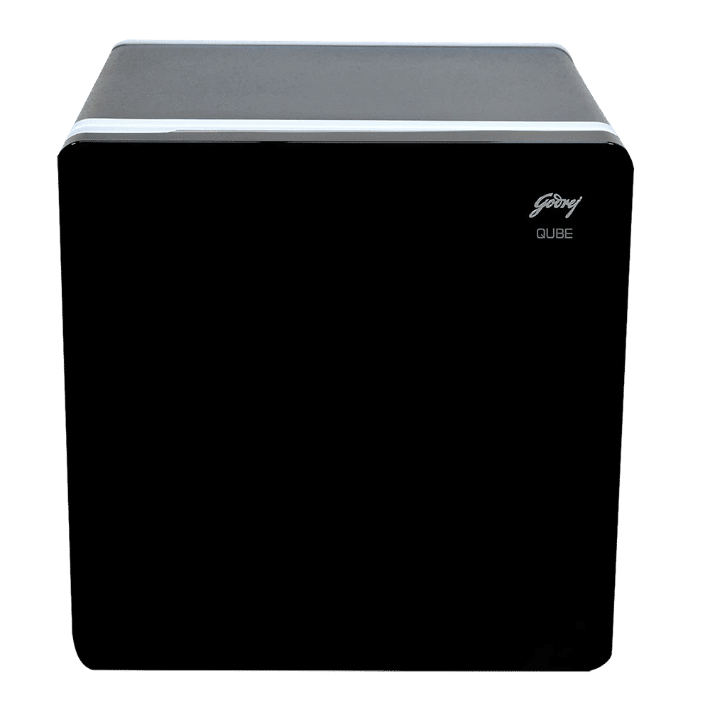 Godrej Qub30 Litres Frost Free Single Door Refrigerator with Solid State Electronic Cooling (TEC QUBE 30L HS Q103, Black)_1