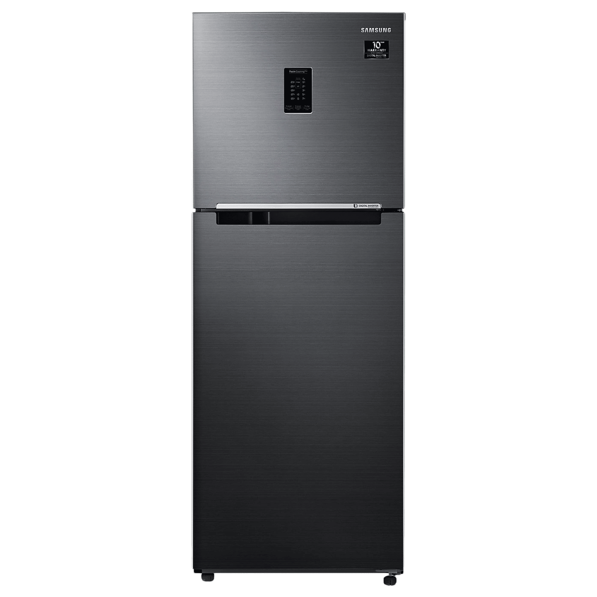 SAMSUNG 314 Litres 3 Star Frost Free Double Door Convertible Refrigerator with Multi Air Flow System (RT34A4533BX/HL, Luxe Black) SAMSUNG 314 Litres 3 Star Frost Free Double Door Convertible Refrigerator with Multi Air Flow System (RT34A4533BX/HL, Luxe Black)_1