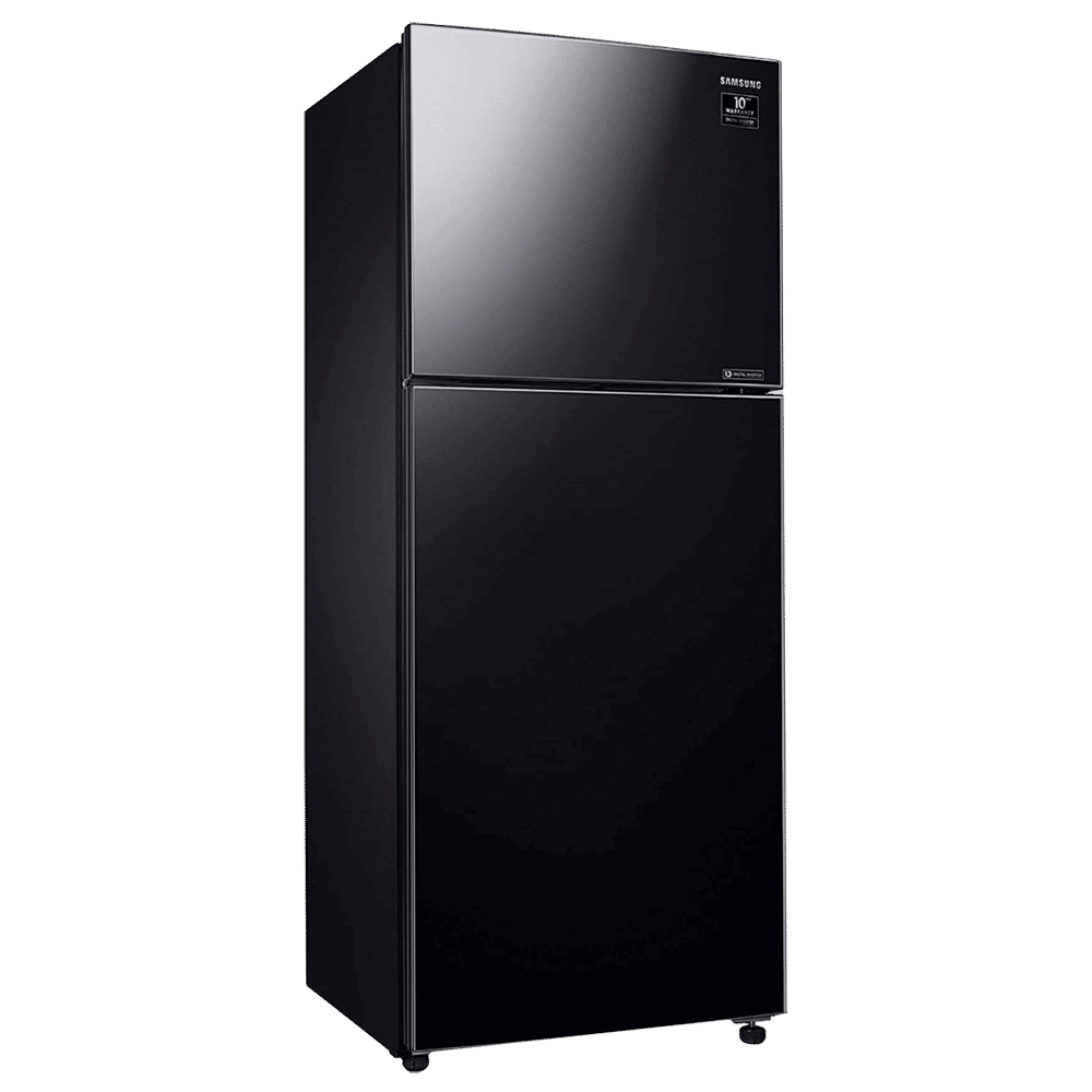 SAMSUNG 394 Litres 2 Star Frost Free Double Door Convertible Refrigerator with Anti-Bacteria Protector (RT39T50382C/TL, Black Glass)_9