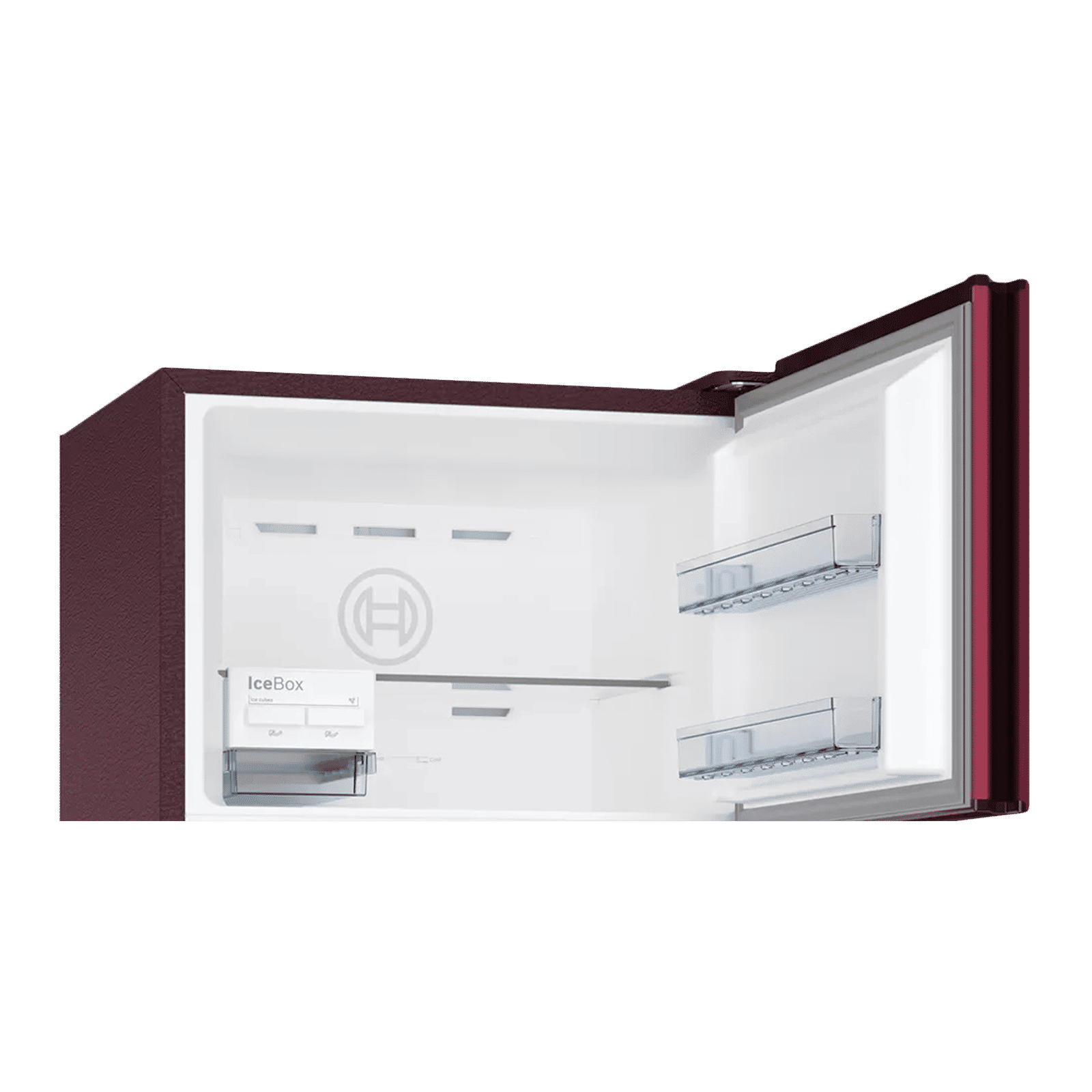 BOSCH Series 4 335 Litres Frost Free Triple Door Convertible Refrigerator with Temperature Display (CMC36WT5NI, Transition Wine)_9