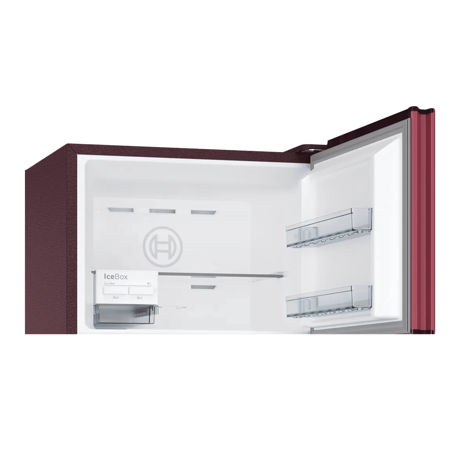 BOSCH Series 4 303 Litres Frost Free Triple Door Convertible Refrigerator with Temperature Display (CMC33WT5NI, Transition Wine)_10