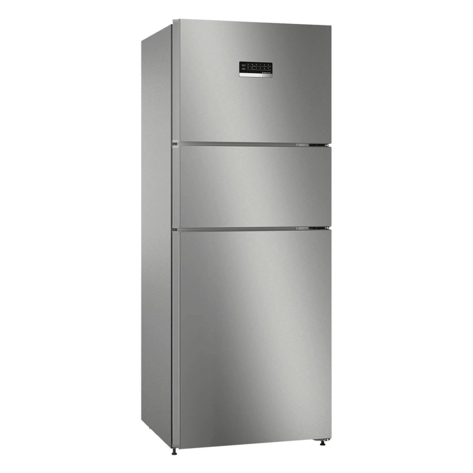 BOSCH Series 4 303 Litres Frost Free Triple Door Convertible Refrigerator with Temperature Display (CMC33S05NI, Shiney Silver) BOSCH Series 4 303 Litres Frost Free Triple Door Convertible Refrigerator with Temperature Display (CMC33S05NI, Shiney Silver)_4