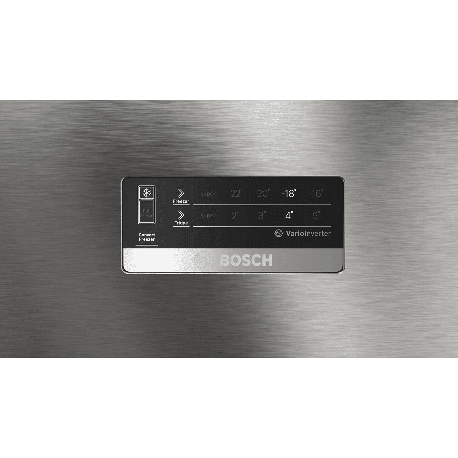 BOSCH Series 4 358 Litres 3 Star Frost Free Double Door Convertible Refrigerator with Temperature Display (CTC35S03DI, Shiney Silver) BOSCH Series 4 358 Litres 3 Star Frost Free Double Door Convertible Refrigerator with Temperature Display (CTC35S03DI, Shiney Silver)_10