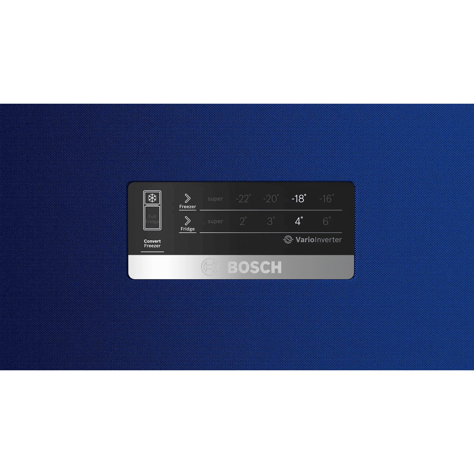 BOSCH Series 4 358 Litres 3 Star Frost Free Double Door Convertible Refrigerator with Temperature Display (CTC35BT3NI, Transition Blue) BOSCH Series 4 358 Litres 3 Star Frost Free Double Door Convertible Refrigerator with Temperature Display (CTC35BT3NI, Transition Blue)_10