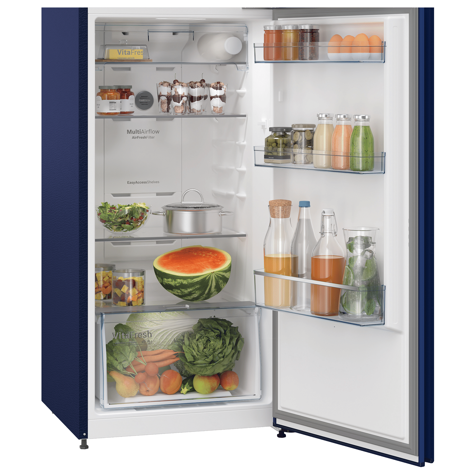 BOSCH Series 4 358 Litres 3 Star Frost Free Double Door Convertible Refrigerator with Temperature Display (CTC35BT3NI, Transition Blue) BOSCH Series 4 358 Litres 3 Star Frost Free Double Door Convertible Refrigerator with Temperature Display (CTC35BT3NI, Transition Blue)_6