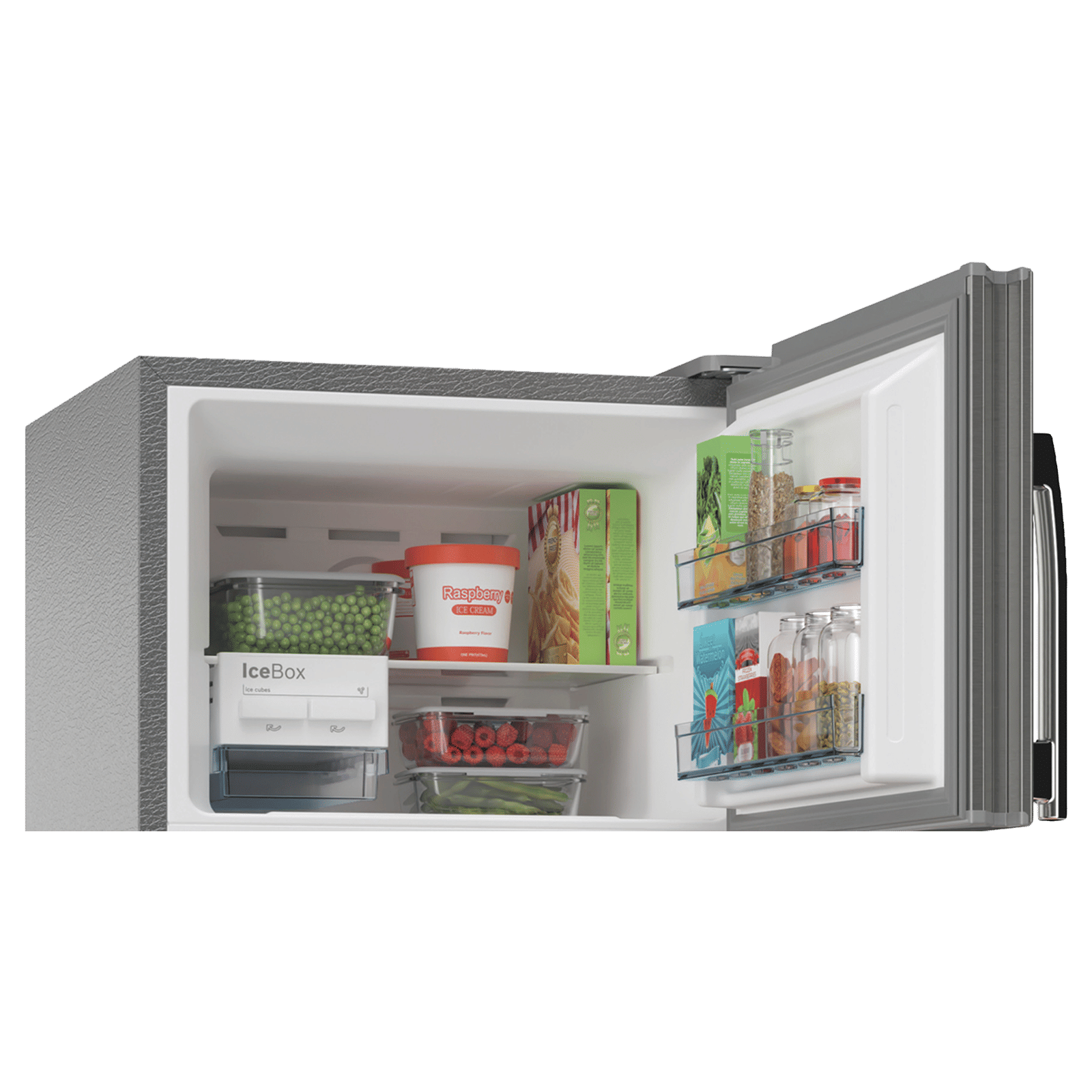 BOSCH Series 4 290 Litres 4 Star Frost Free Double Door Convertible Refrigerator with Water Dispenser (CTC29S04DI, Shiney Silver)_8