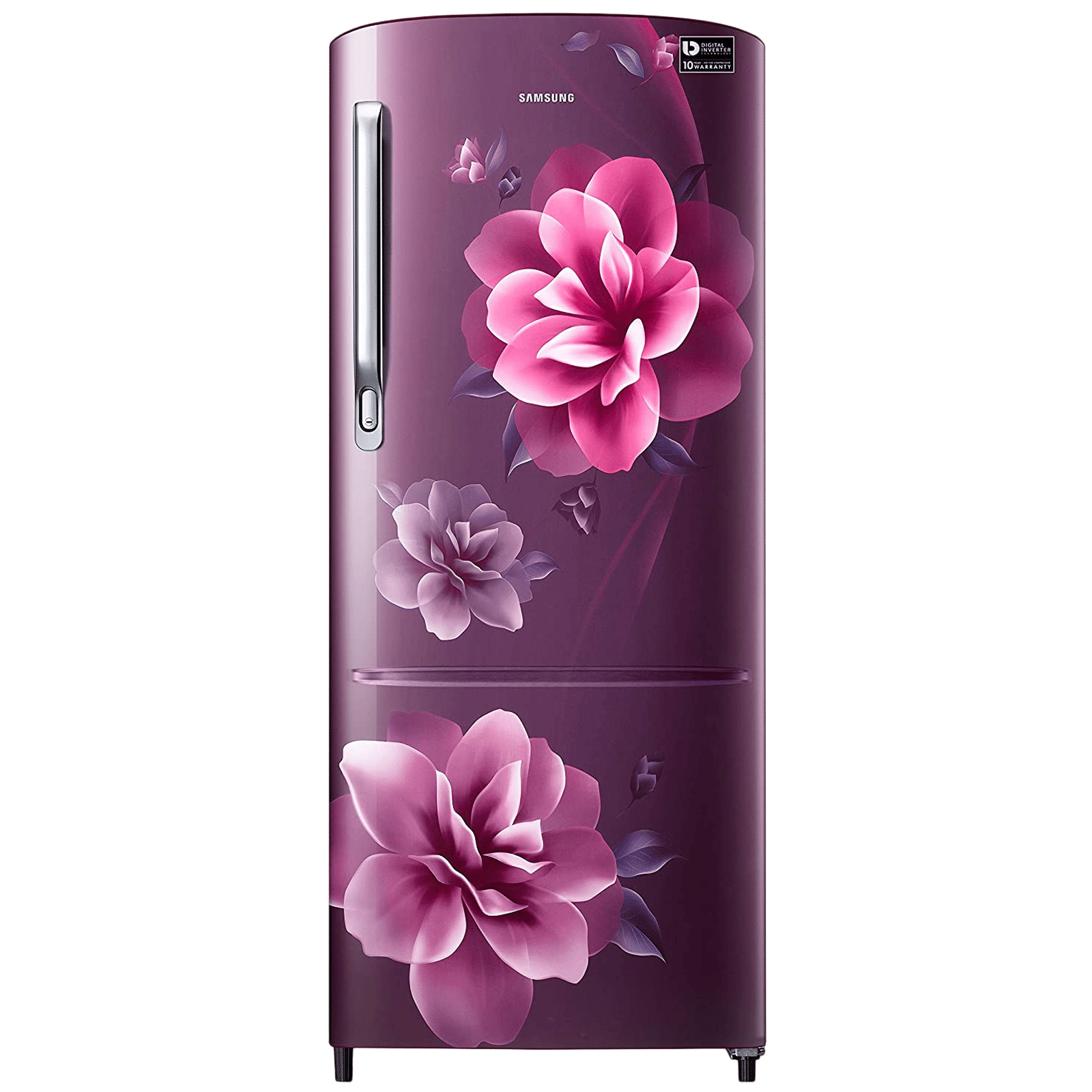 SAMSUNG Grande 192 Litres 3 Star Direct Cool Single Door Refrigerator with Anti-Bacterial Gasket (RR20A172YCR/HL, Camellia Purple)_1