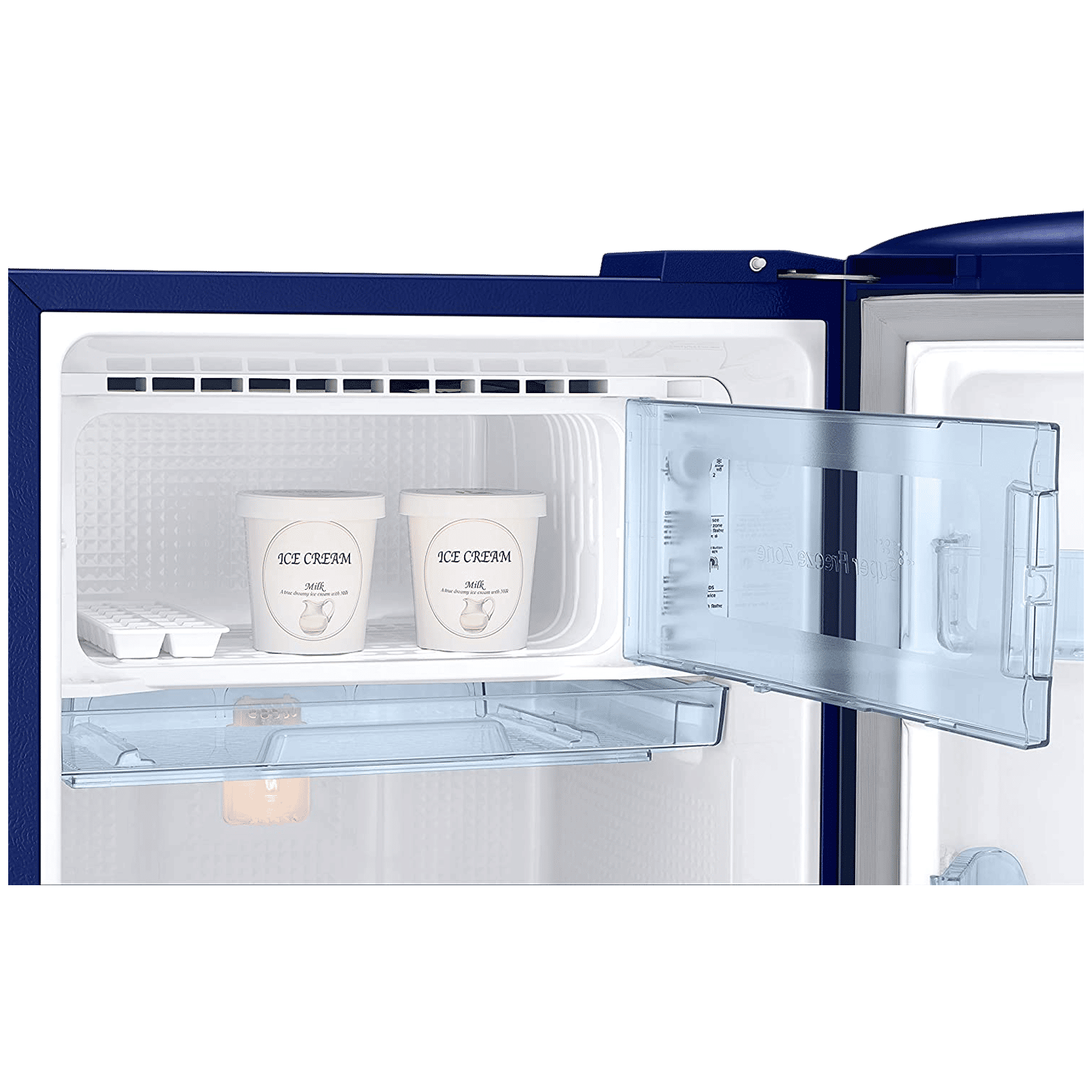 SAMSUNG Stylish Grande 192 Litres 3 Star Direct Cool Single Door Refrigerator with Anti-Bacterial Gasket (RR20A172YCU/HL, Camellia Blue) SAMSUNG Stylish Grande 192 Litres 3 Star Direct Cool Single Door Refrigerator with Anti-Bacterial Gasket (RR20A172YCU/HL, Camellia Blue)_8