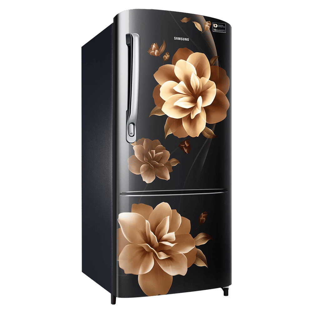 SAMSUNG Stylish Grande 192 Litres 3 Star Direct Cool Single Door Refrigerator with Anti-Bacterial Gasket (RR20A172YCB/HL, Camellia Black)_11