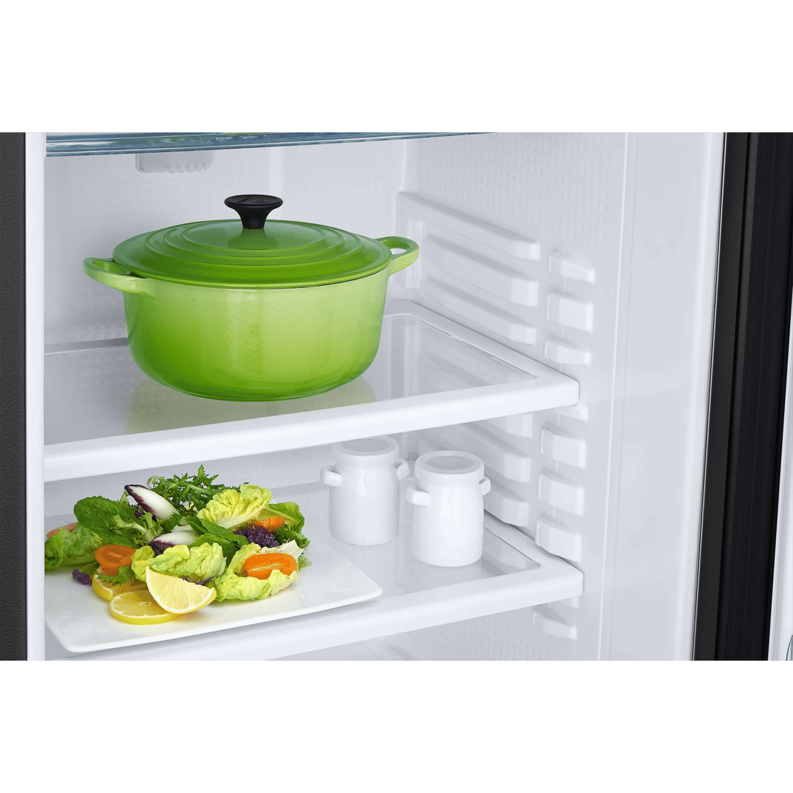 SAMSUNG Stylish Grande 192 Litres 3 Star Direct Cool Single Door Refrigerator with Anti-Bacterial Gasket (RR20A172YCB/HL, Camellia Black)_7