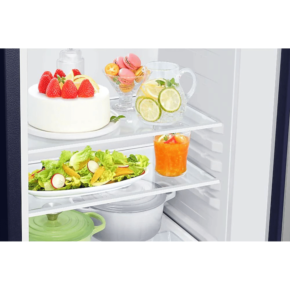SAMSUNG Digi-Touch Cool 198 Litres 3 Star Direct Cool Single Door Refrigerator with Base Stand Drawer (RR21A2E2YTU/HL, Delight Indigo)_10