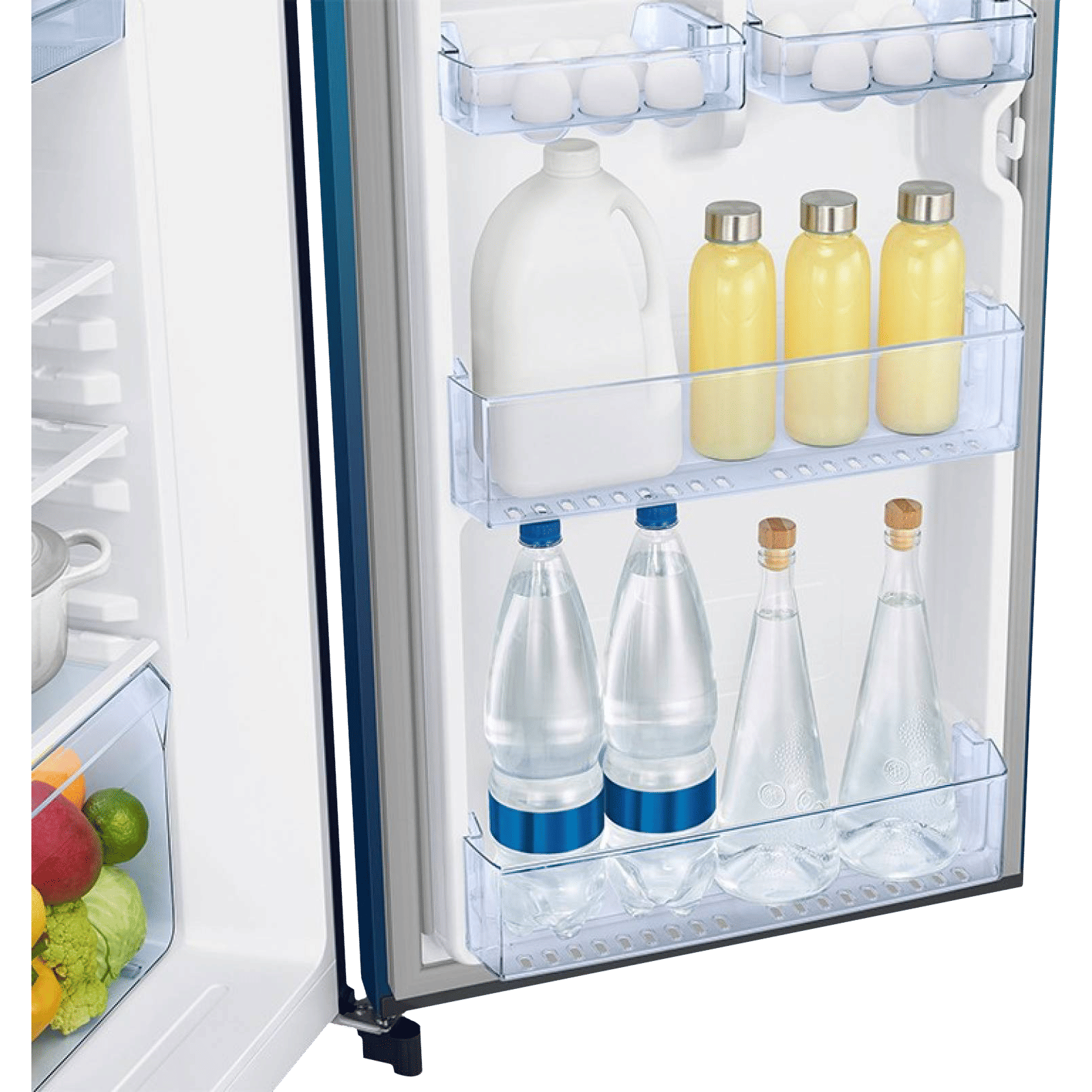 SAMSUNG Digi-Touch Cool 198 Litres 4 Star Direct Cool Single Door Refrigerator with Base Stand Drawer (RR21A2E2X9U/HL, Paradise Bloom Blue) SAMSUNG Digi-Touch Cool 198 Litres 4 Star Direct Cool Single Door Refrigerator with Base Stand Drawer (RR21A2E2X9U/HL, Paradise Bloom Blue)_11