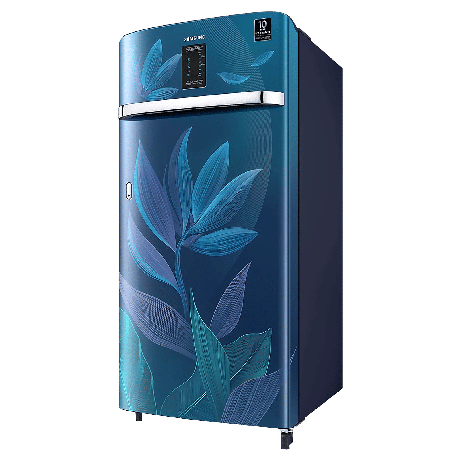 SAMSUNG Digi-Touch Cool 198 Litres 4 Star Direct Cool Single Door Refrigerator with Base Stand Drawer (RR21A2E2X9U/HL, Paradise Bloom Blue) SAMSUNG Digi-Touch Cool 198 Litres 4 Star Direct Cool Single Door Refrigerator with Base Stand Drawer (RR21A2E2X9U/HL, Paradise Bloom Blue)_4