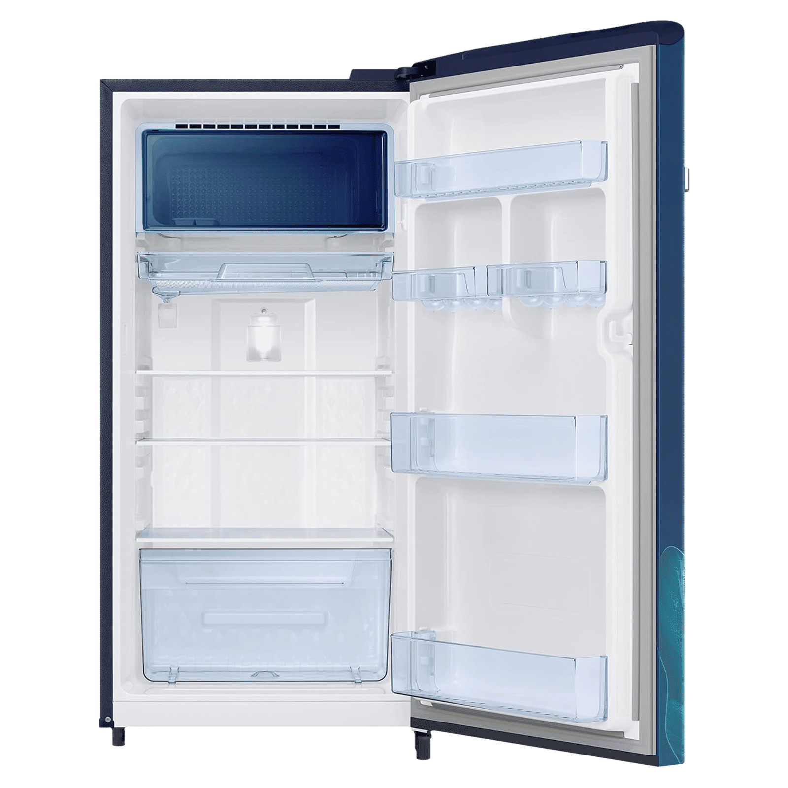 SAMSUNG Digi-Touch Cool 198 Litres 4 Star Direct Cool Single Door Refrigerator with Base Stand Drawer (RR21A2E2X9U/HL, Paradise Bloom Blue) SAMSUNG Digi-Touch Cool 198 Litres 4 Star Direct Cool Single Door Refrigerator with Base Stand Drawer (RR21A2E2X9U/HL, Paradise Bloom Blue)_6