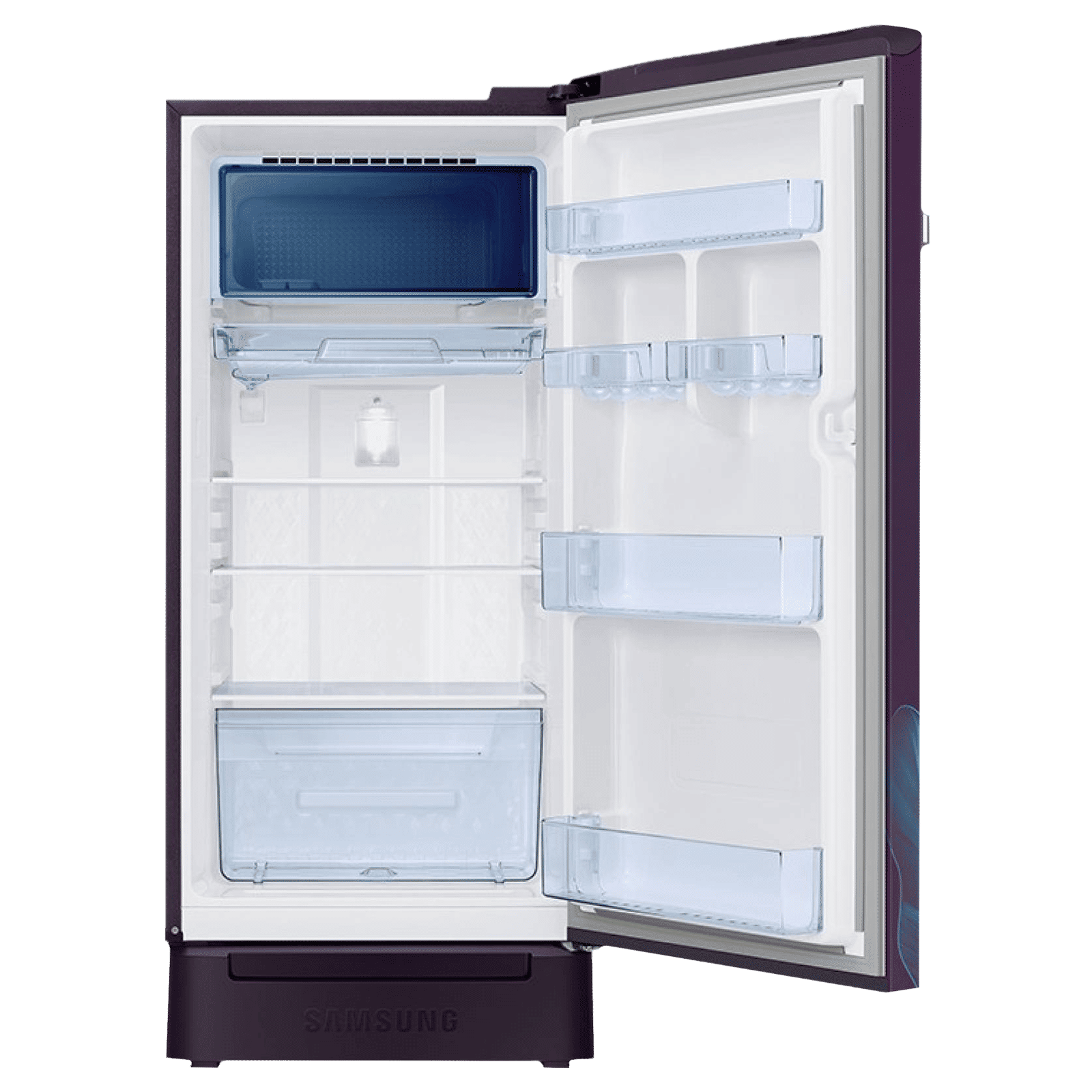SAMSUNG Digi-Touch Cool 198 Litres 4 Star Direct Cool Single Door Refrigerator with Base Stand Drawer (RR21A2F2X9R/HL, Paradise Bloom Purple) SAMSUNG Digi-Touch Cool 198 Litres 4 Star Direct Cool Single Door Refrigerator with Base Stand Drawer (RR21A2F2X9R/HL, Paradise Bloom Purple)_5