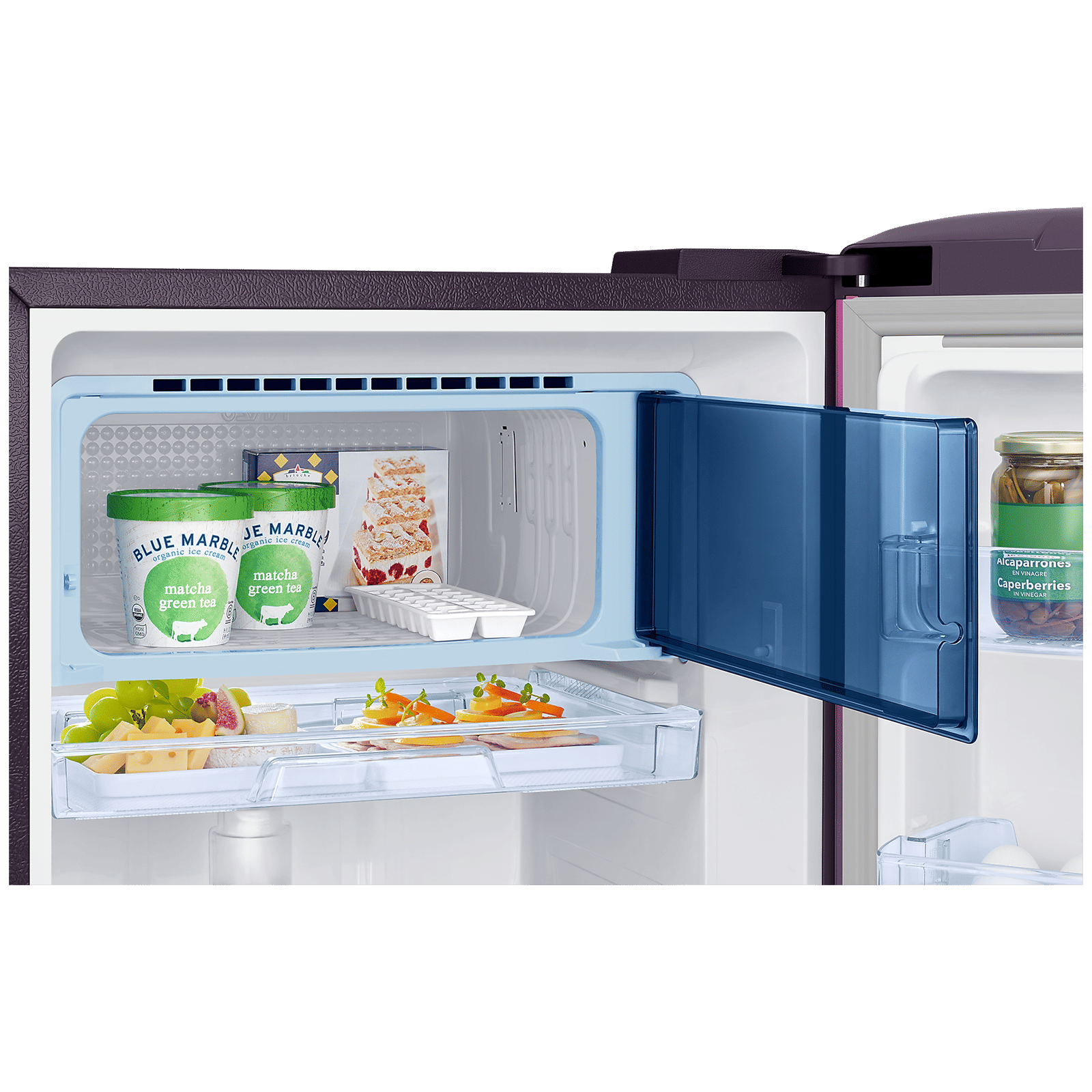 SAMSUNG Digi-Touch Cool 198 Litres 4 Star Direct Cool Single Door Refrigerator with Base Stand Drawer (RR21A2F2X9R/HL, Paradise Bloom Purple) SAMSUNG Digi-Touch Cool 198 Litres 4 Star Direct Cool Single Door Refrigerator with Base Stand Drawer (RR21A2F2X9R/HL, Paradise Bloom Purple)_6