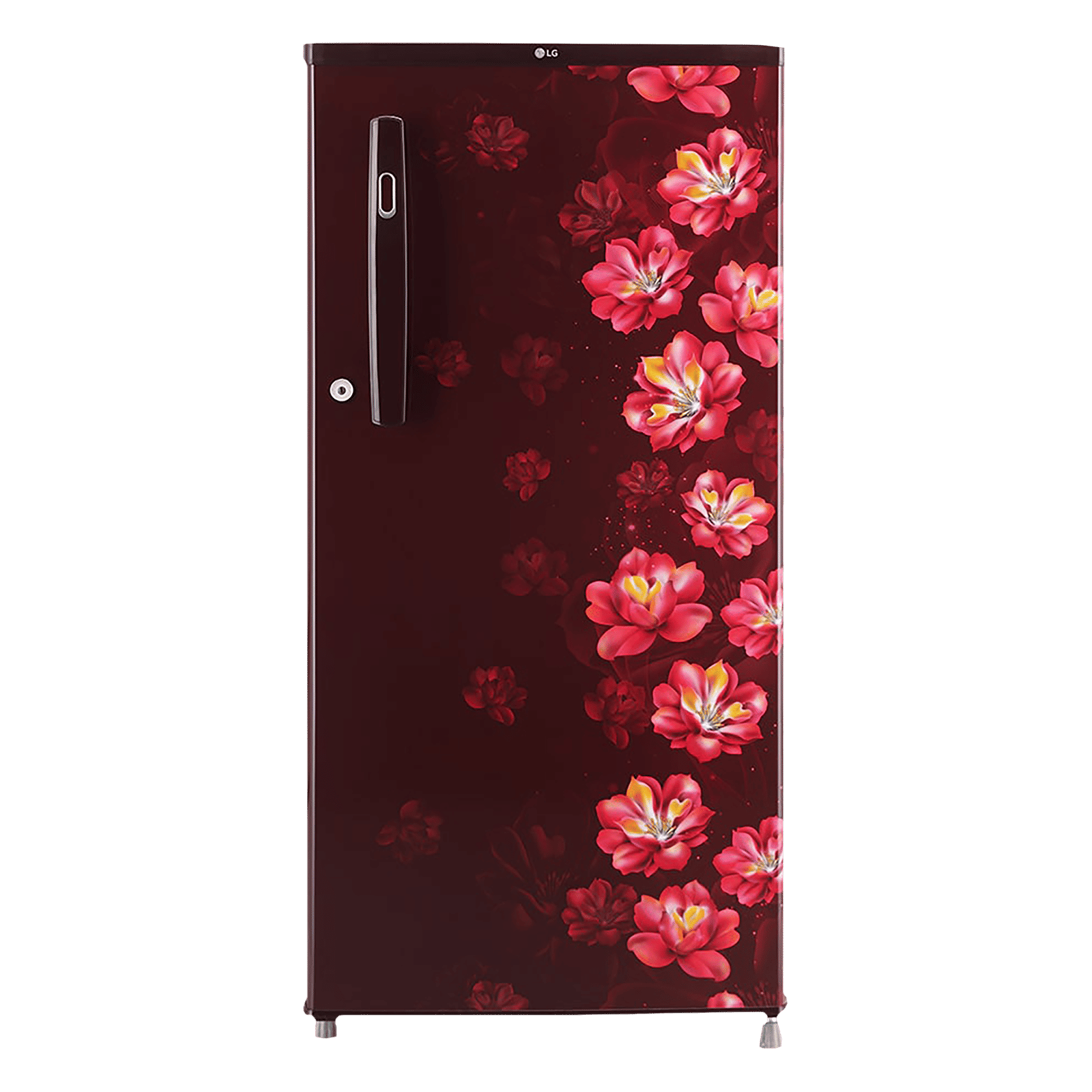 LG 185 Litres 1 Star Direct Cool Single Door Refrigerator with Stabilizer Free Operation (GL-B199OSJB.ASJZEB, Scarlet Jasmine) LG 185 Litres 1 Star Direct Cool Single Door Refrigerator with Stabilizer Free Operation (GL-B199OSJB.ASJZEB, Scarlet Jasmine)_1