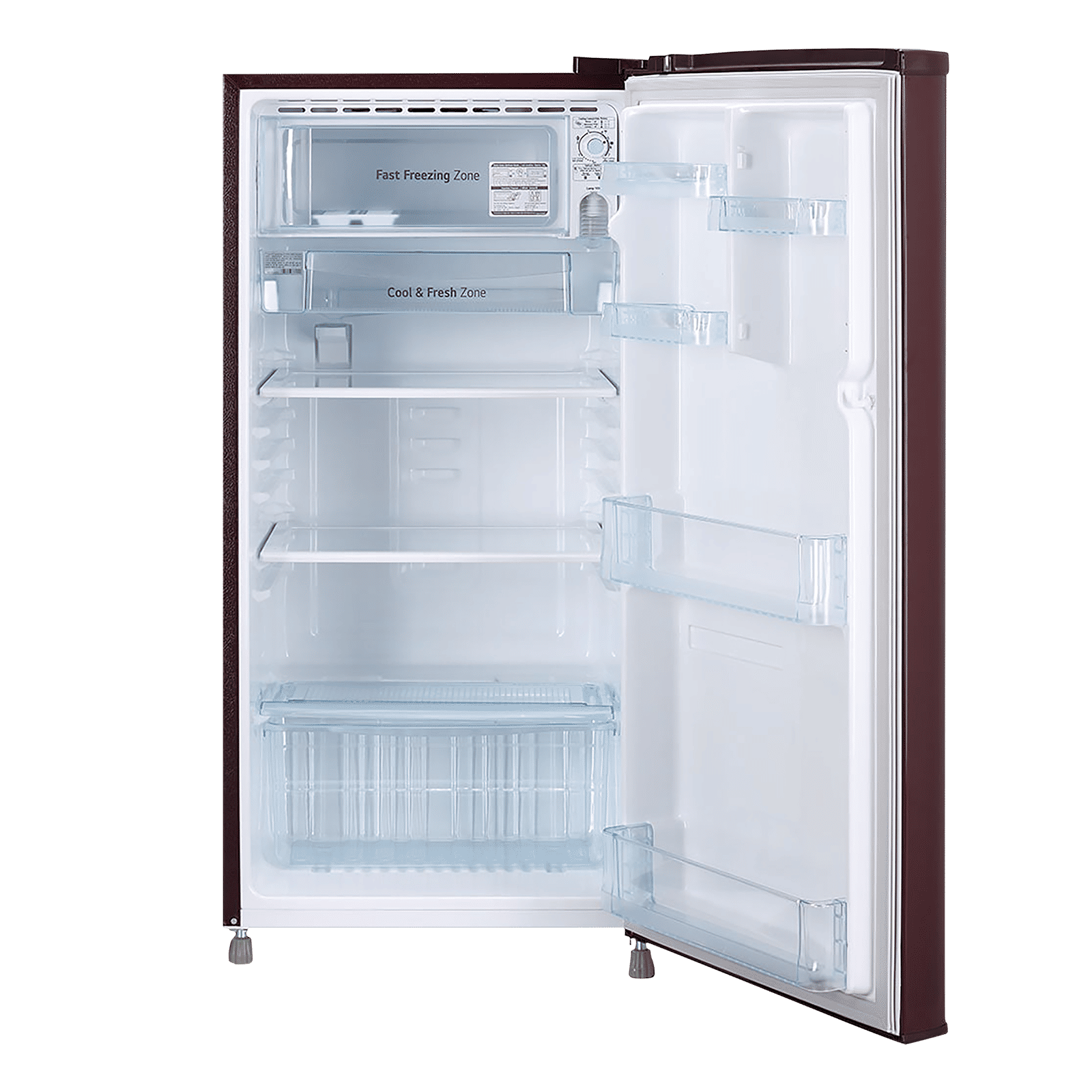 LG 185 Litres 1 Star Direct Cool Single Door Refrigerator with Stabilizer Free Operation (GL-B199OSJB.ASJZEB, Scarlet Jasmine) LG 185 Litres 1 Star Direct Cool Single Door Refrigerator with Stabilizer Free Operation (GL-B199OSJB.ASJZEB, Scarlet Jasmine)_6