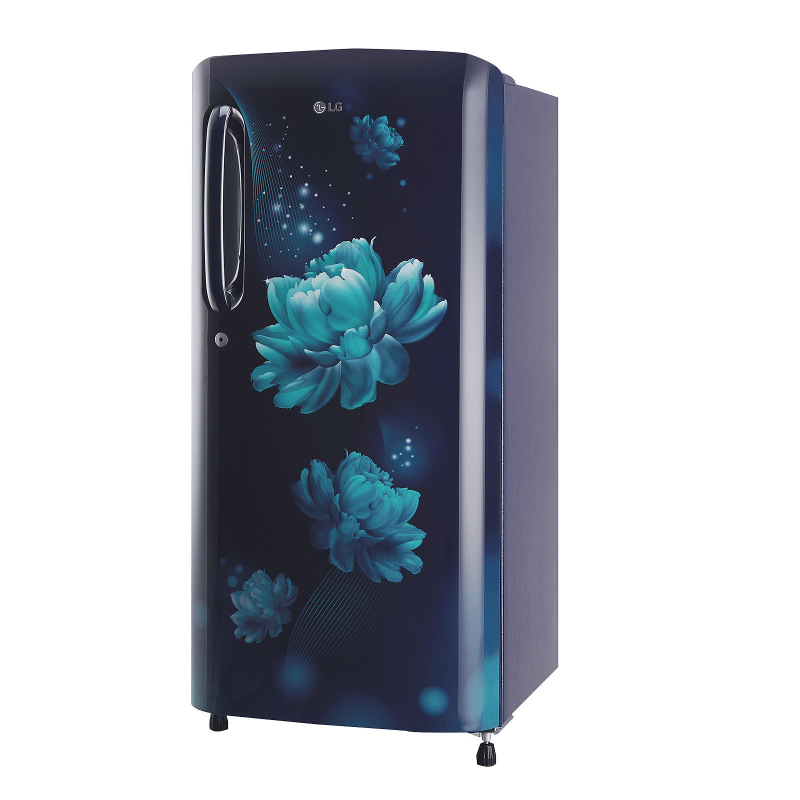 LG 190 Litres 3 Star Direct Cool Single Door Refrigerator with Stabilizer Free Operation (GL-B201ABCD.ABCZEB, Blue Charm)_4