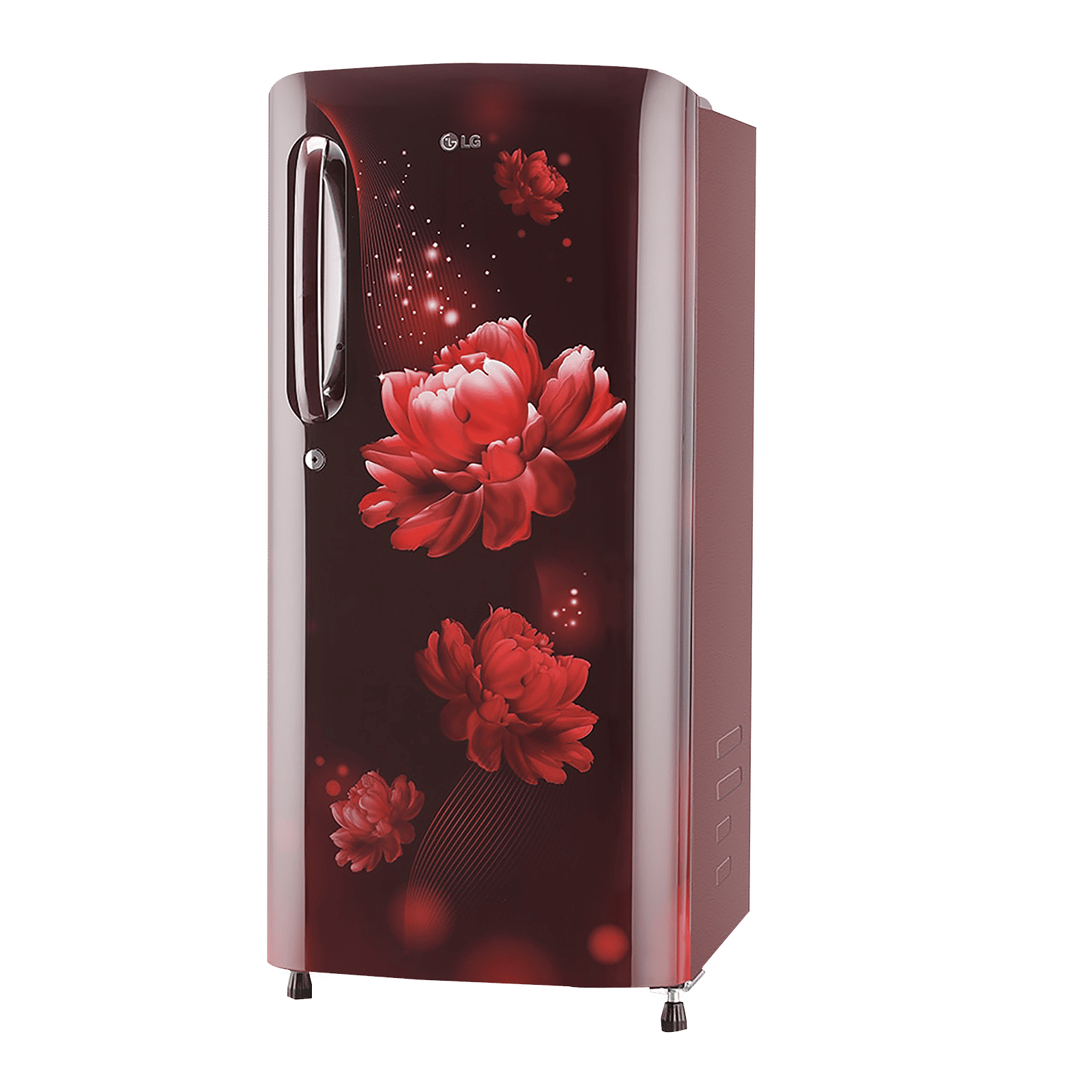 LG 190 Litres 3 Star Direct Cool Single Door Refrigerator with Stabilizer Free Operation (GL-B201ASCD.ASCZEB, Scarlet Charm) LG 190 Litres 3 Star Direct Cool Single Door Refrigerator with Stabilizer Free Operation (GL-B201ASCD.ASCZEB, Scarlet Charm)_4