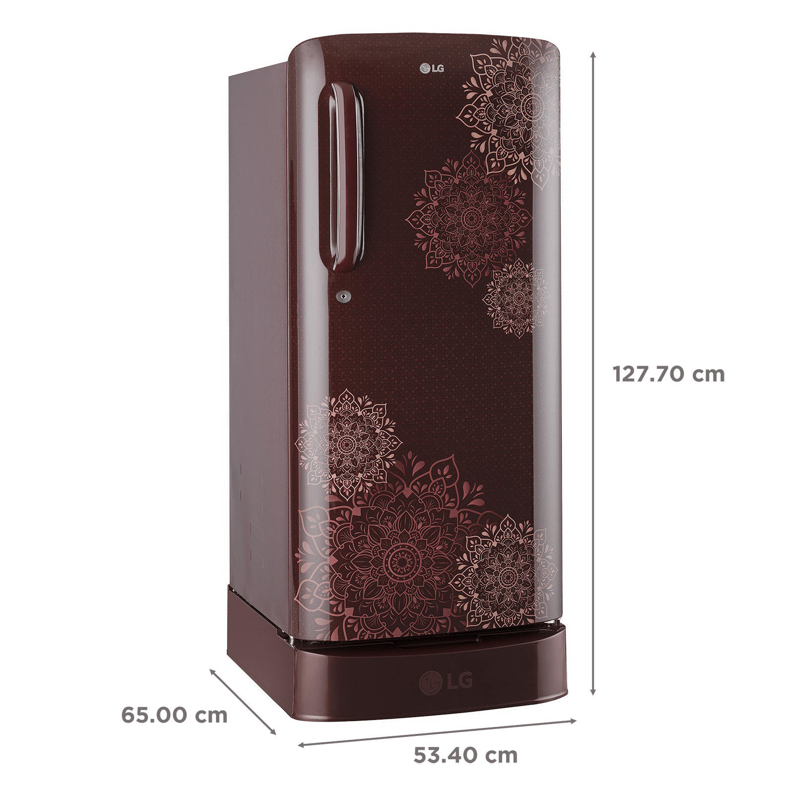 LG 185 Litres 3 Star Direct Cool Single Door Refrigerator with Stabilizer Free Operation (GL-D201ARRD.BRRZEB, Ruby Regal) LG 185 Litres 3 Star Direct Cool Single Door Refrigerator with Stabilizer Free Operation (GL-D201ARRD.BRRZEB, Ruby Regal)_3