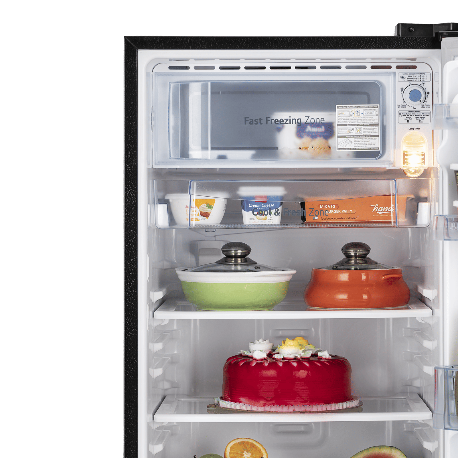 LG 190 Litres 3 Star Direct Cool Single Door Refrigerator with Multi Air Flow System (GL-B201AERD.BERZEB, Ebony Regal) LG 190 Litres 3 Star Direct Cool Single Door Refrigerator with Multi Air Flow System (GL-B201AERD.BERZEB, Ebony Regal)_6