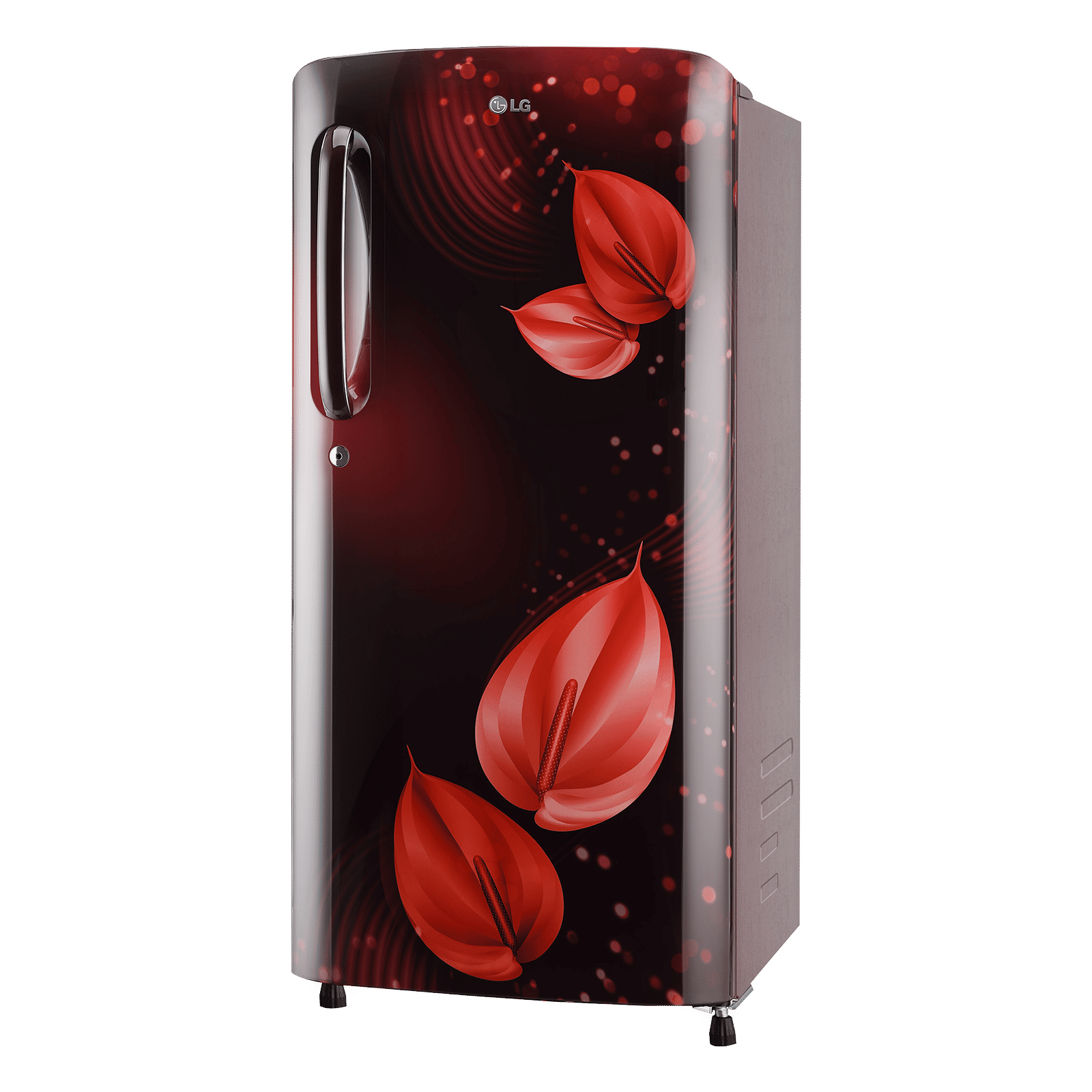 LG 185 Litres 3 Star Direct Cool Single Door Refrigerator with Stabilizer Free Operation (GL-B201ASVD.BSVZEB, Scarlet Victoria)_4