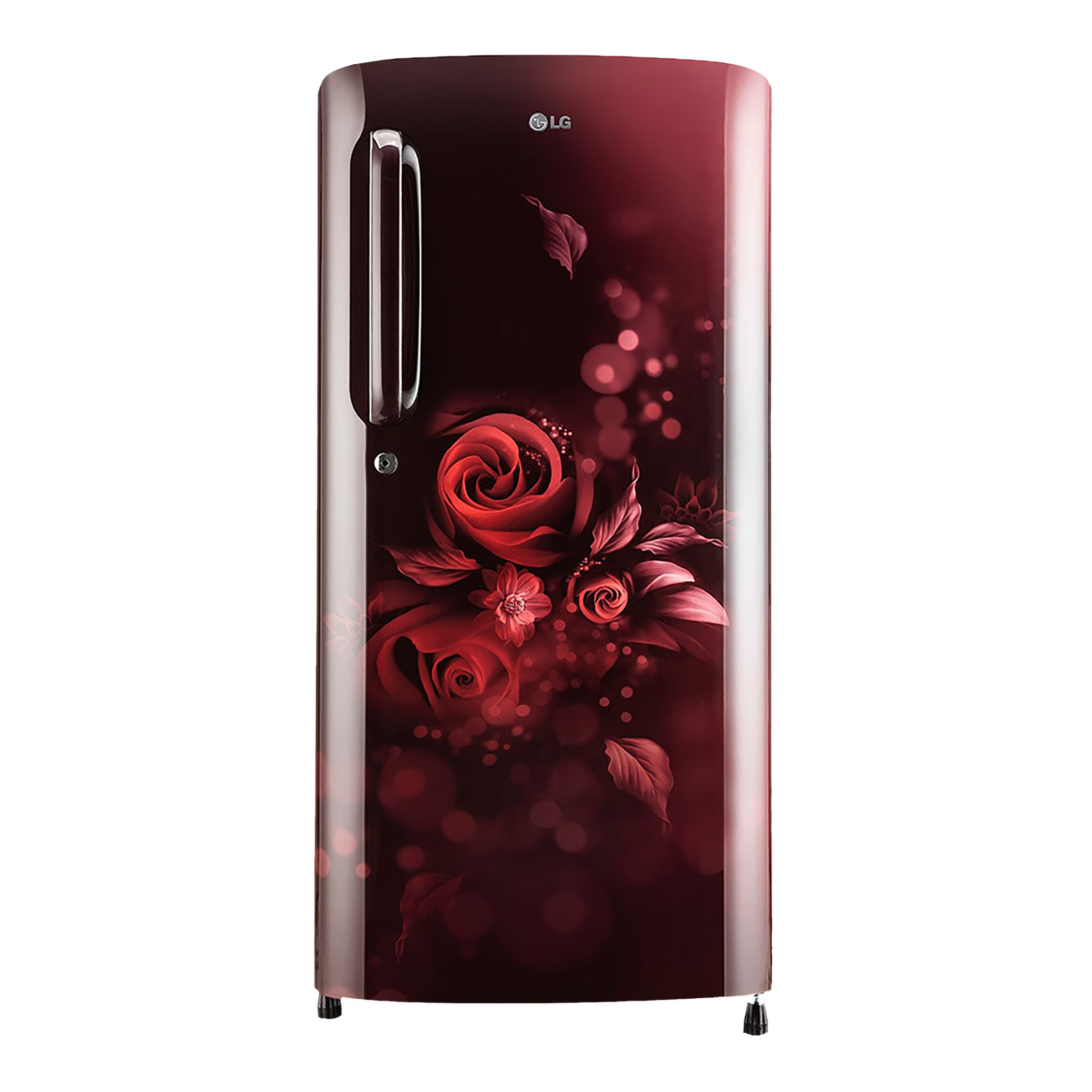 LG 190 Litres 5 Star Direct Cool Single Door Refrigerator with Stabilizer Free Operation (GL-B201ASEZ.BSEZEB, Scarlet Euphoria)_1