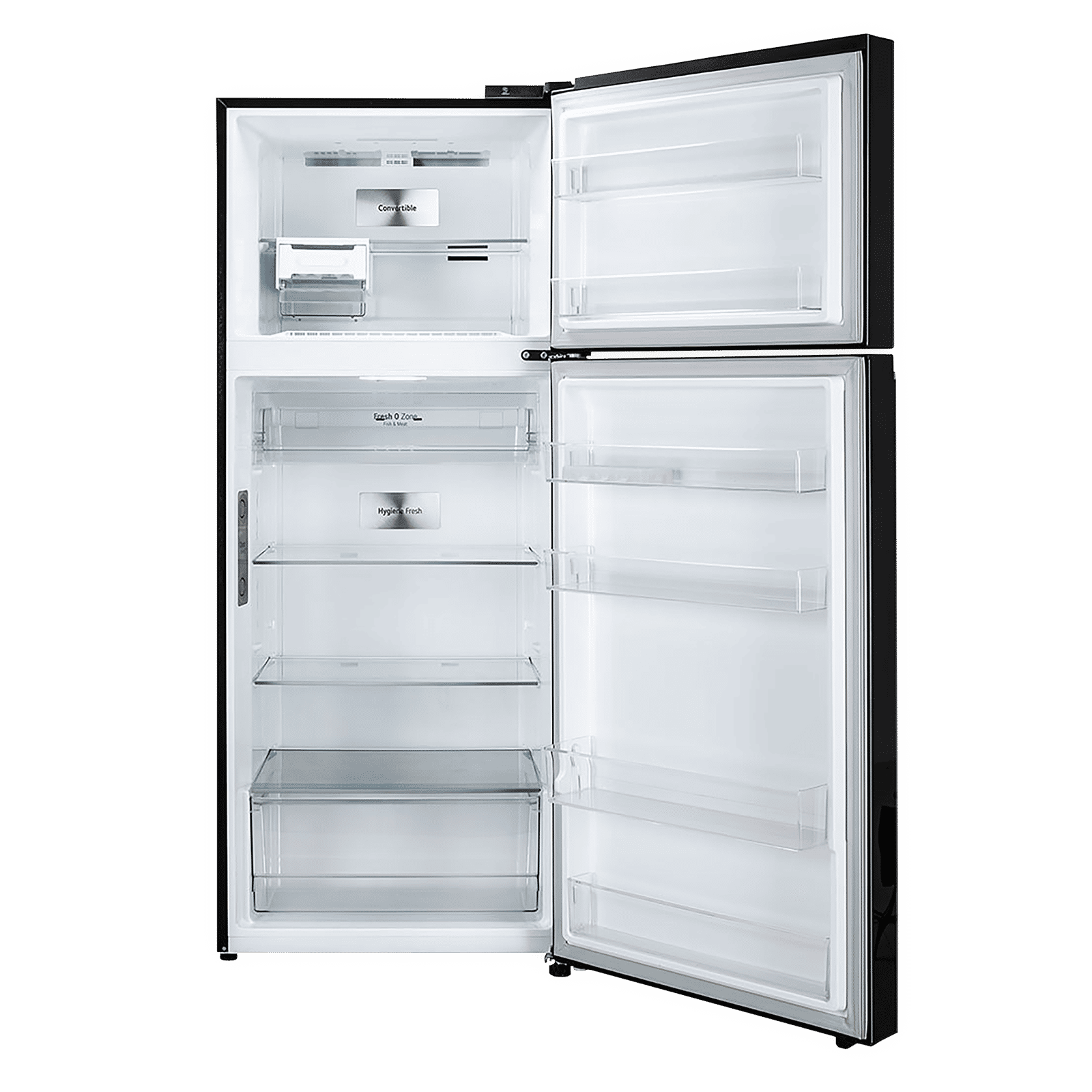 LG 398 Litres 3 Star Frost Free Double Door Smart Wi-Fi Enabled Convertible Refrigerator with Fresh O Zone (GL-T422VESX.DESZEB, Ebony Sheen) LG 398 Litres 3 Star Frost Free Double Door Smart Wi-Fi Enabled Convertible Refrigerator with Fresh O Zone (GL-T422VESX.DESZEB, Ebony Sheen)_6