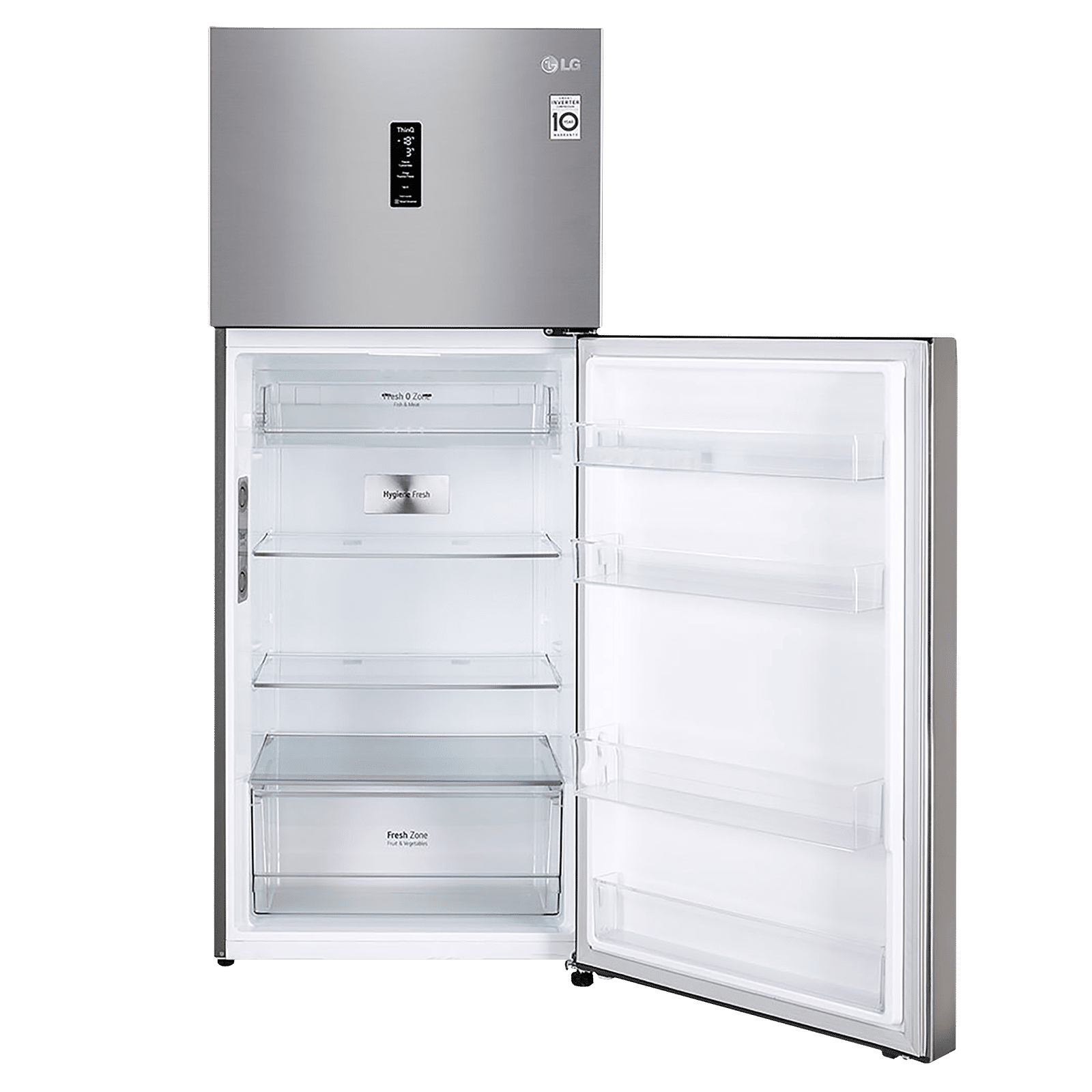 LG 398 Litres 3 Star Frost Free Double Door Smart Wi-Fi Enabled Refrigerator with Fresh O Zone (GL-T422VPZX.DPZZEB, Shiny Steel) LG 398 Litres 3 Star Frost Free Double Door Smart Wi-Fi Enabled Refrigerator with Fresh O Zone (GL-T422VPZX.DPZZEB, Shiny Steel)_18