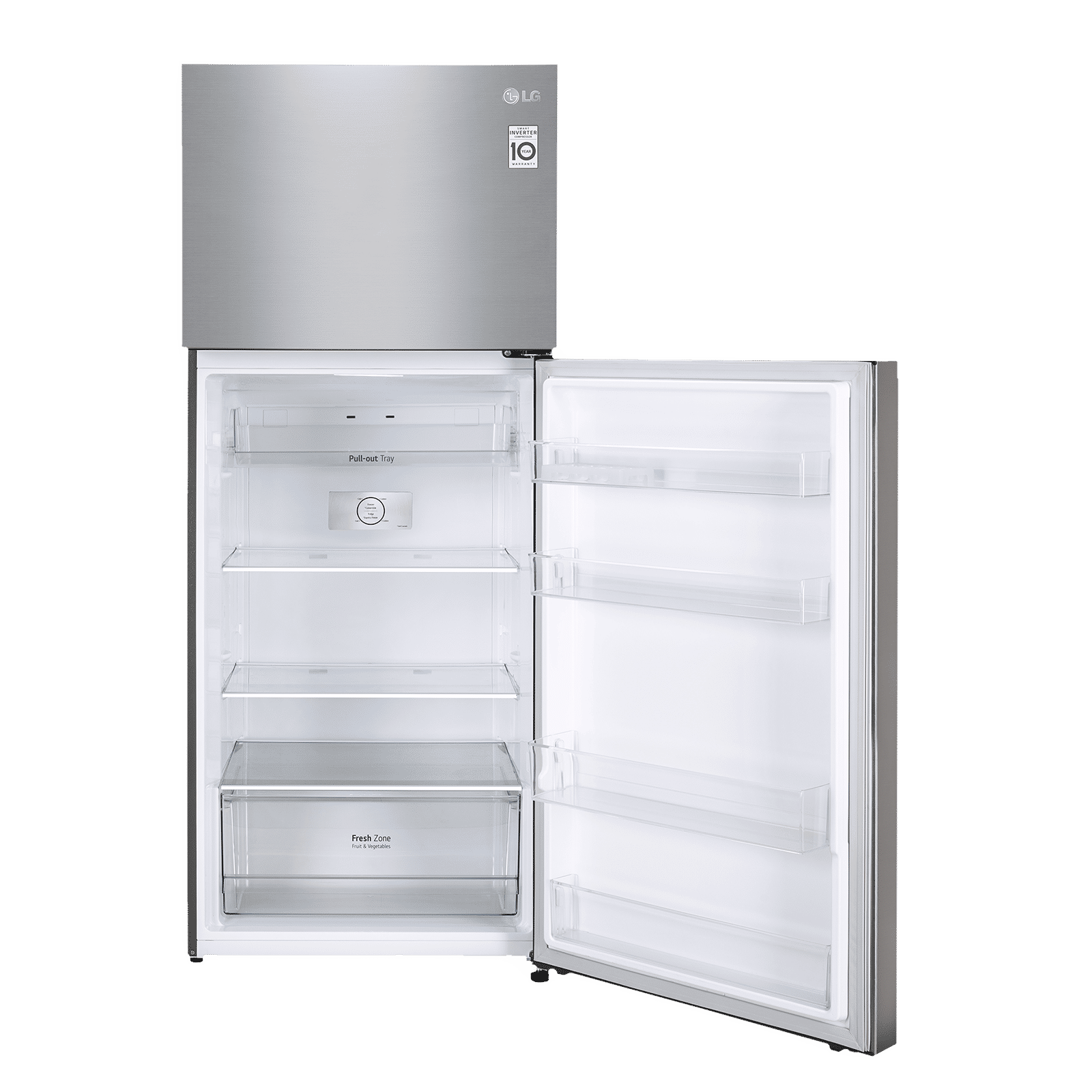 LG 398 Litres 2 Star Frost Free Double Door Convertible Refrigerator with Smart Diagnosis (GL-S422SDSY.DDSZEB, Dazzle Steel) LG 398 Litres 2 Star Frost Free Double Door Convertible Refrigerator with Smart Diagnosis (GL-S422SDSY.DDSZEB, Dazzle Steel)_12