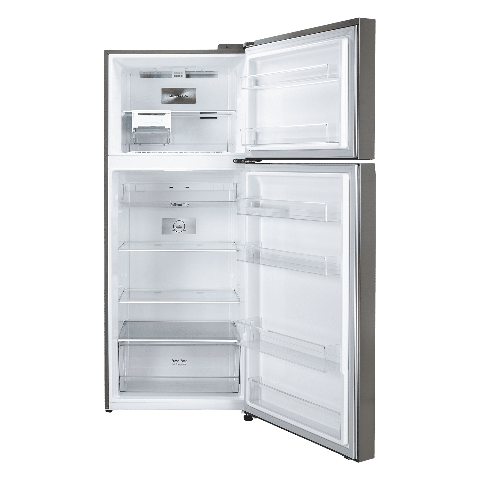 LG 423 Litres 2 Star Frost Free Double Door Refrigerator with Anti-Bacterial Gasket (GL-N422SDSY.DDSZEB, Dazzle Steel) LG 423 Litres 2 Star Frost Free Double Door Refrigerator with Anti-Bacterial Gasket (GL-N422SDSY.DDSZEB, Dazzle Steel)_5