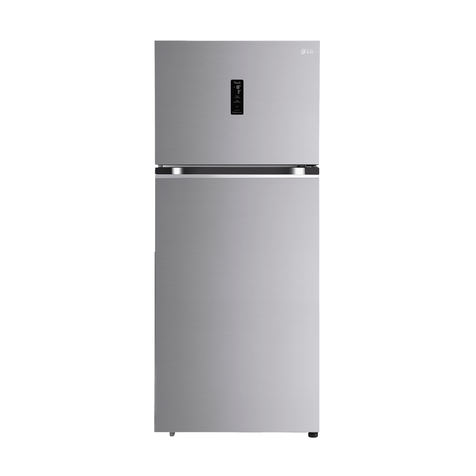 LG 408 Litres 3 Star Frost Free Double Door Smart Wi-Fi Enabled Refrigerator with Multi Air Flow System (GL-T412VPZX.DPZZEB, Shiny Steel) LG 408 Litres 3 Star Frost Free Double Door Smart Wi-Fi Enabled Refrigerator with Multi Air Flow System (GL-T412VPZX.DPZZEB, Shiny Steel)_1
