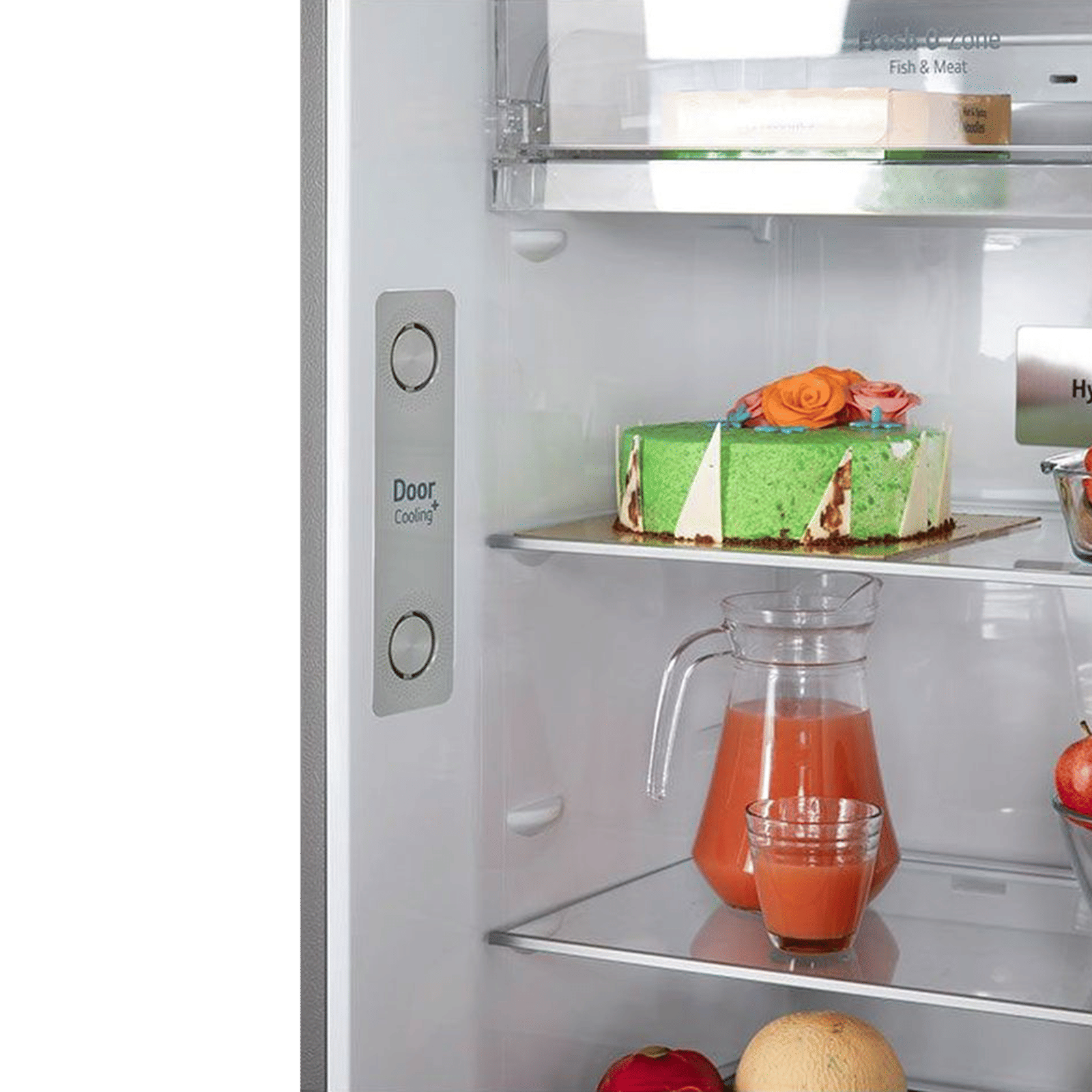 LG 408 Litres 3 Star Frost Free Double Door Smart Wi-Fi Enabled Refrigerator with Multi Air Flow System (GL-T412VPZX.DPZZEB, Shiny Steel) LG 408 Litres 3 Star Frost Free Double Door Smart Wi-Fi Enabled Refrigerator with Multi Air Flow System (GL-T412VPZX.DPZZEB, Shiny Steel)_9