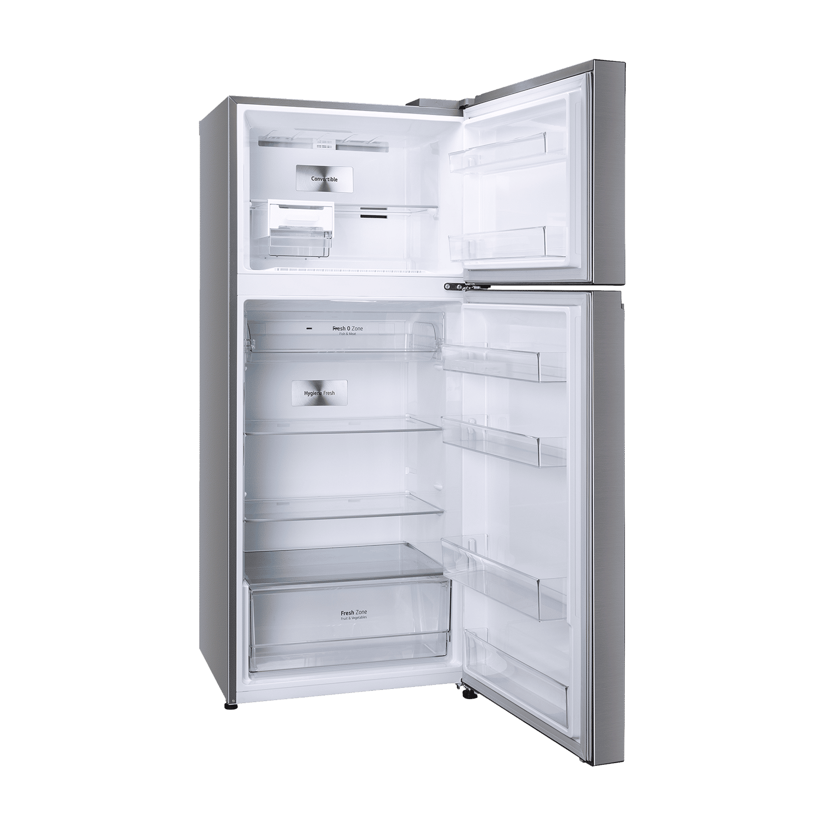 LG 408 Litres 3 Star Frost Free Double Door Smart Wi-Fi Enabled Refrigerator with Multi Air Flow System (GL-T412VPZX.DPZZEB, Shiny Steel) LG 408 Litres 3 Star Frost Free Double Door Smart Wi-Fi Enabled Refrigerator with Multi Air Flow System (GL-T412VPZX.DPZZEB, Shiny Steel)_6