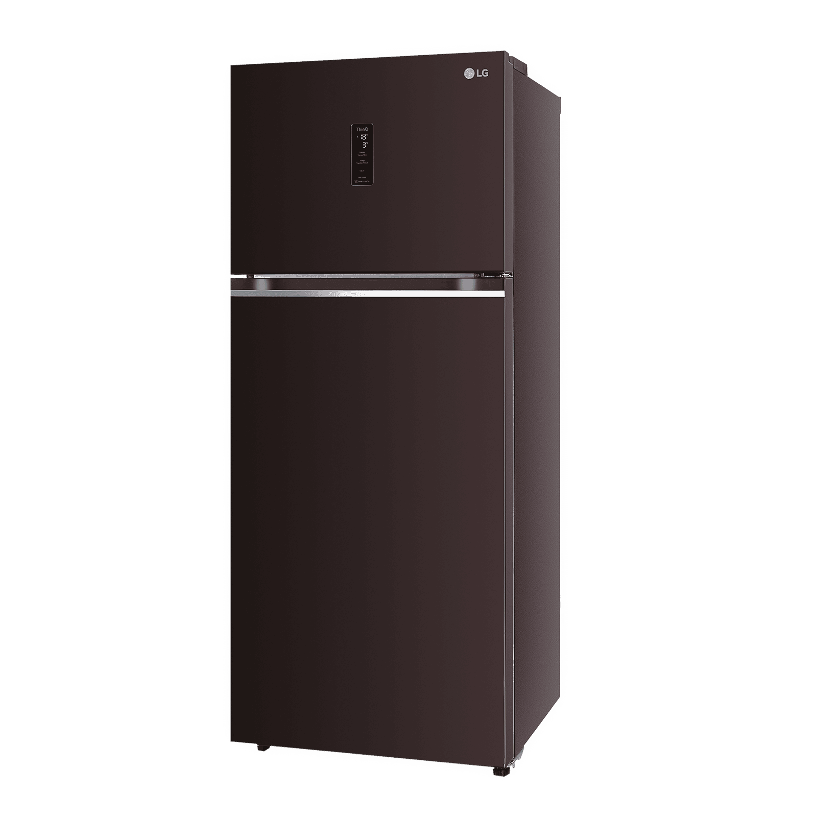 LG 380 Litres 3 Star Frost Free Double Door Smart Wi-Fi Enabled Refrigerator with Smart Diagnosis (GL-T412VRSX.DRSZEB, Russet Sheen)_4