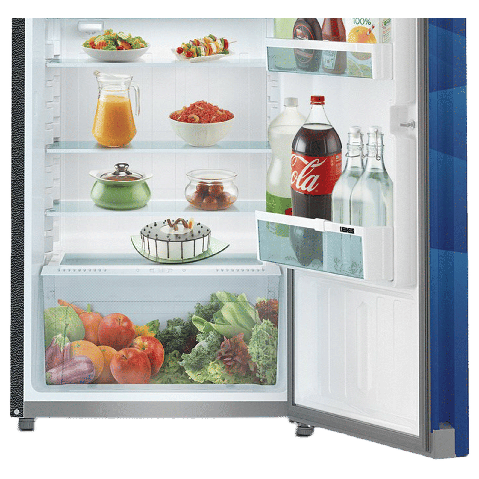 LIEBHERR 220 Litres 4 Star Direct Cool Single Door Refrigerator with Stabilizer Free Operation (DBL 2220, Blue Landscape)_5