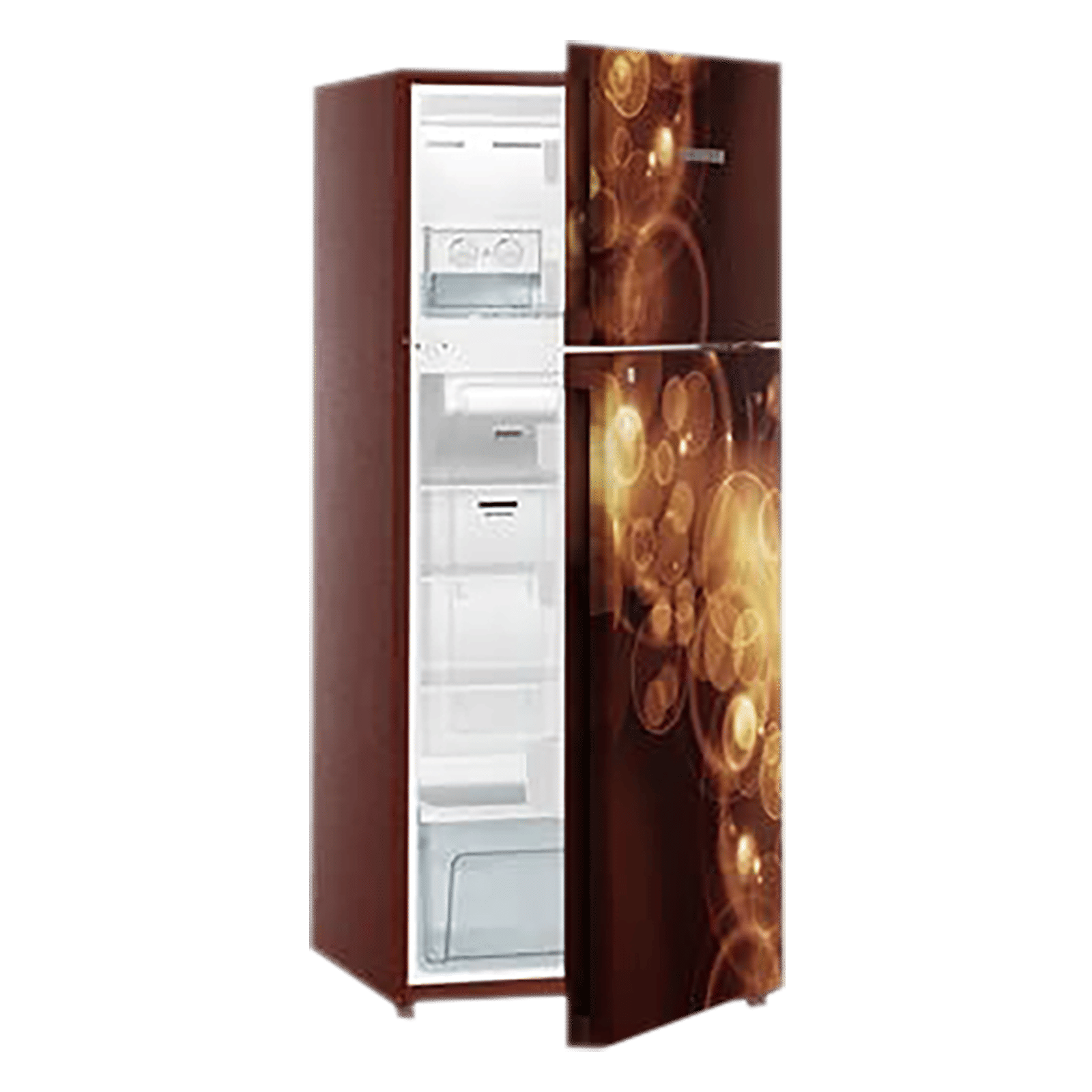 LIEBHERR 265 Litres 3 Star Frost Free Double Door Refrigerator with Central Power Cooling (TCBB 2620, Brown Bubble)_9